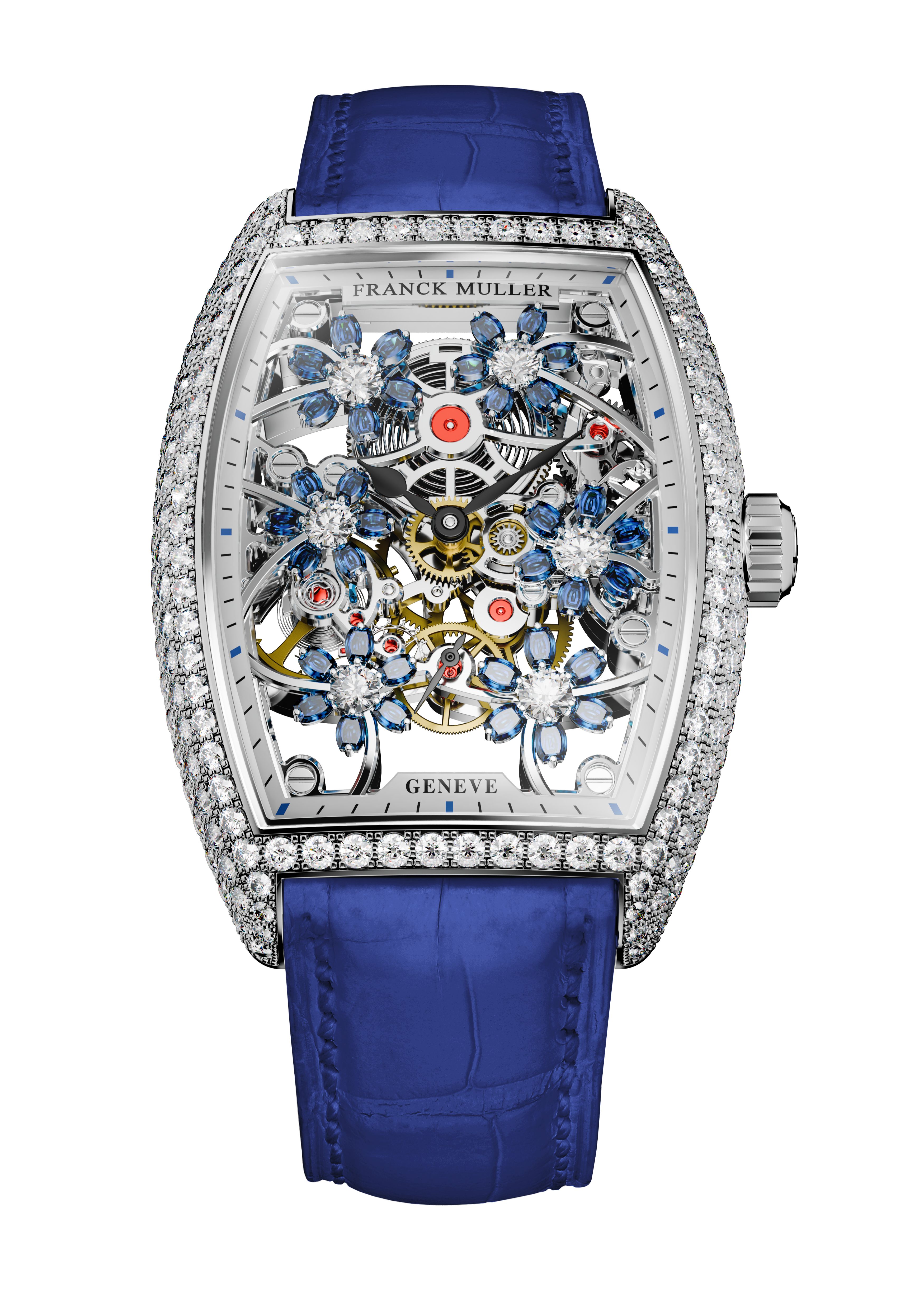 Franck Muller Cintrée Curvex Cut Flower Skeleton