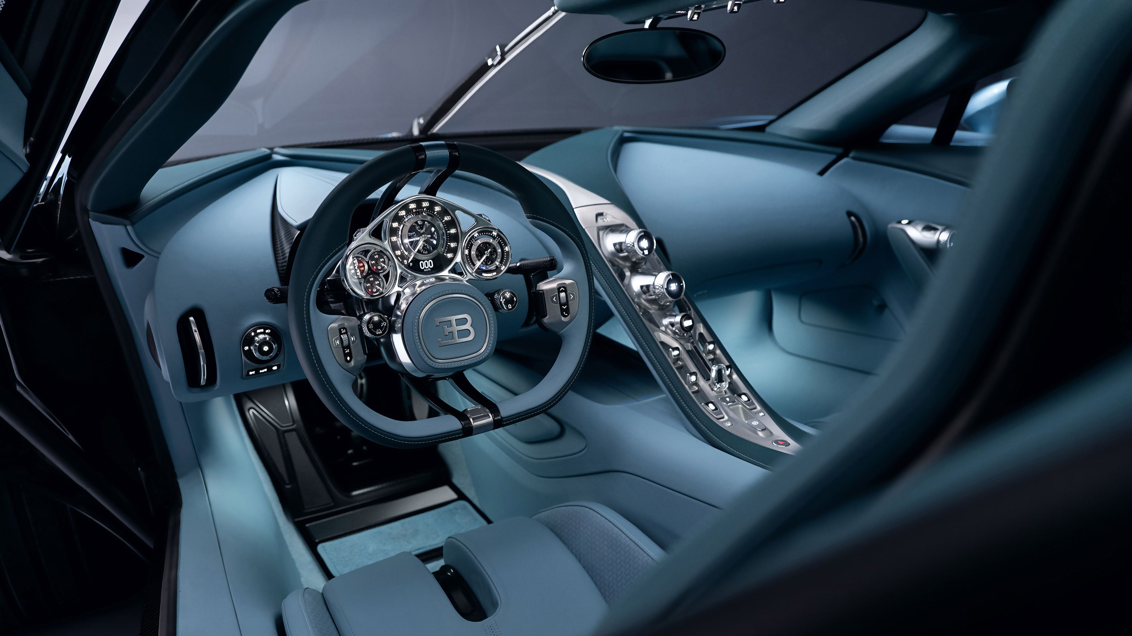 Interior of the Bugatti Tourbillon