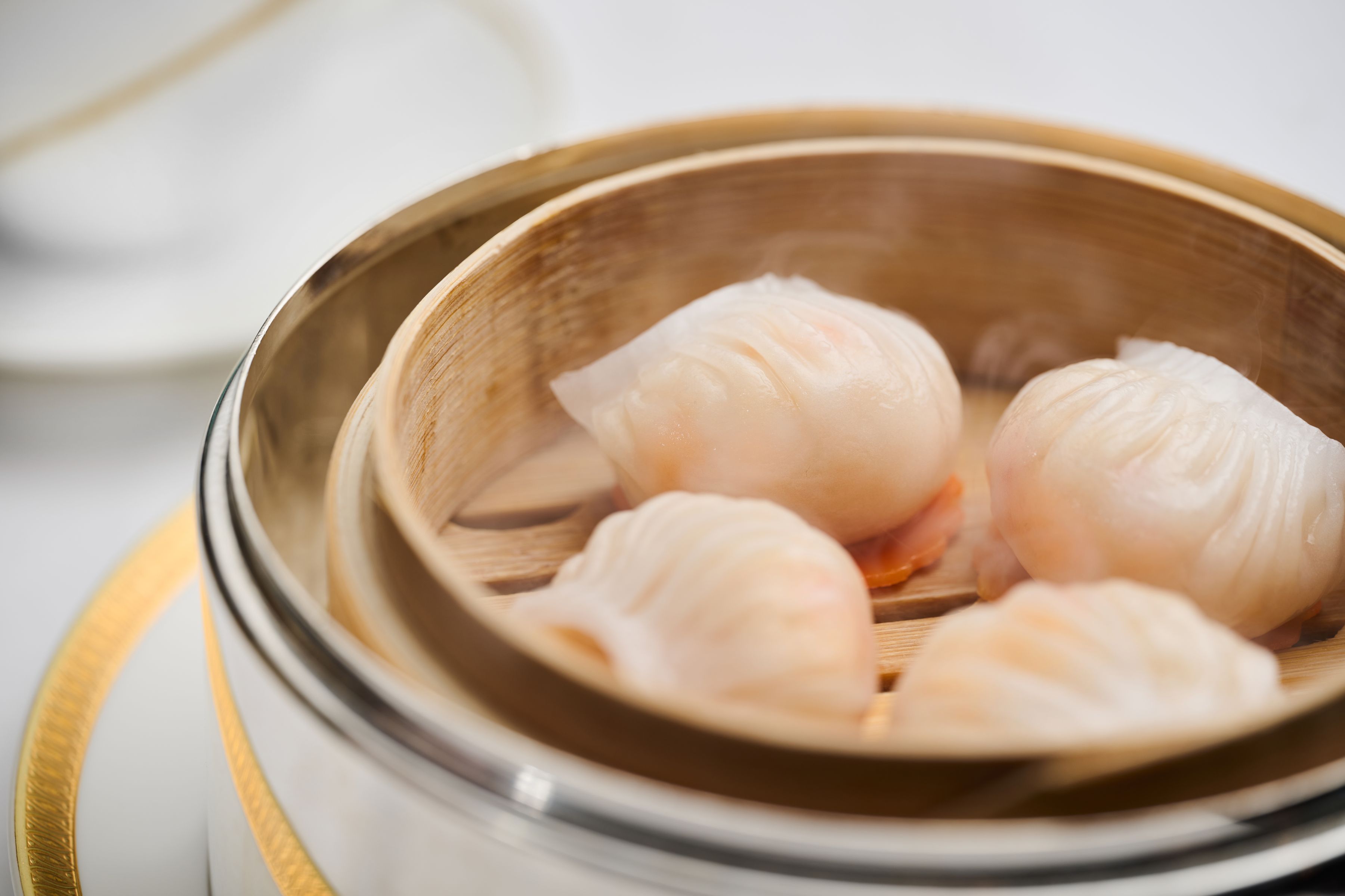 T'ang Court at The Langham, Hong Kong - Steamed dumpling filled with shrimp pork and bamboo shoot