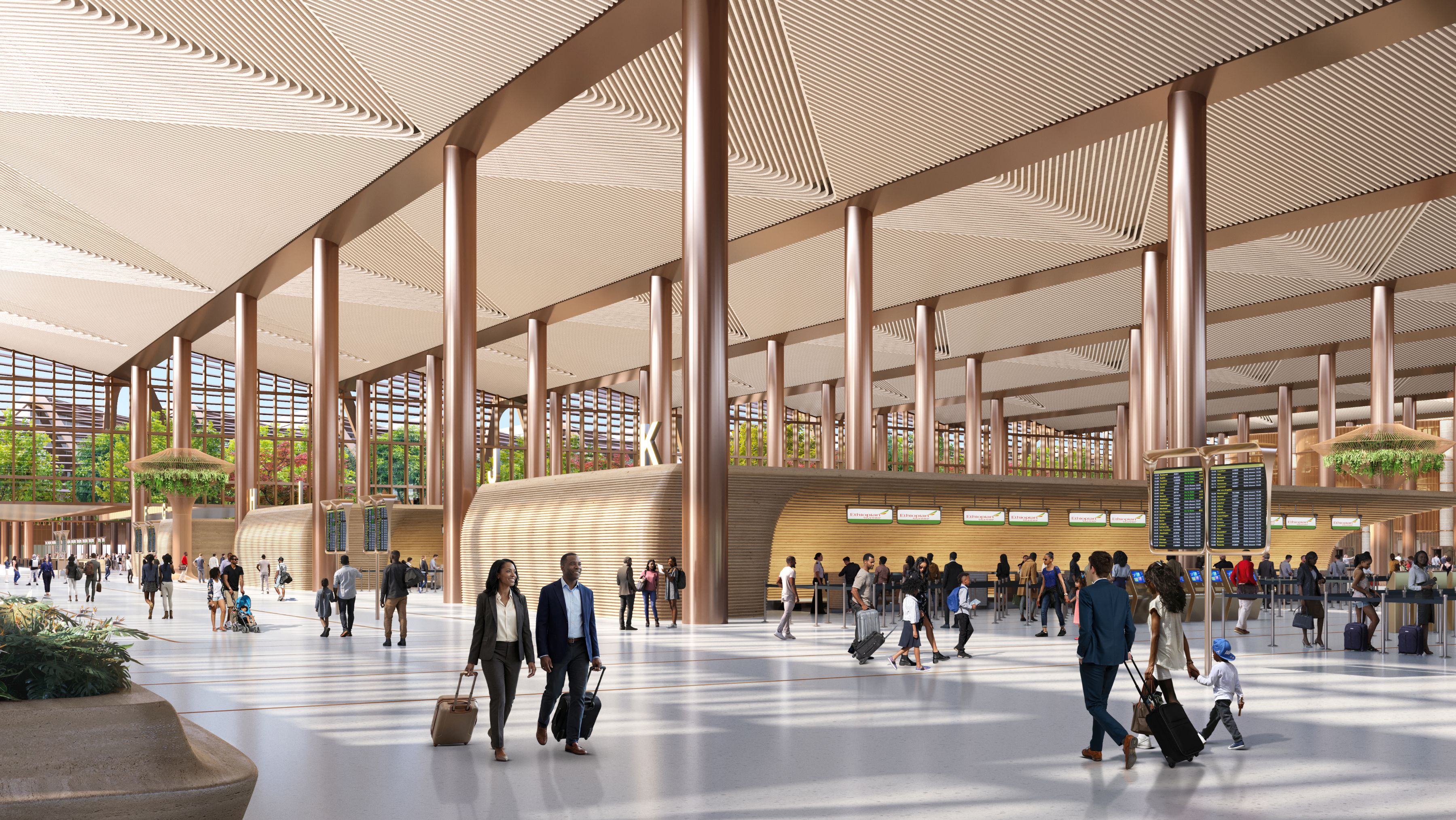 Zaha Hadid Architects Bishoftu International Airport