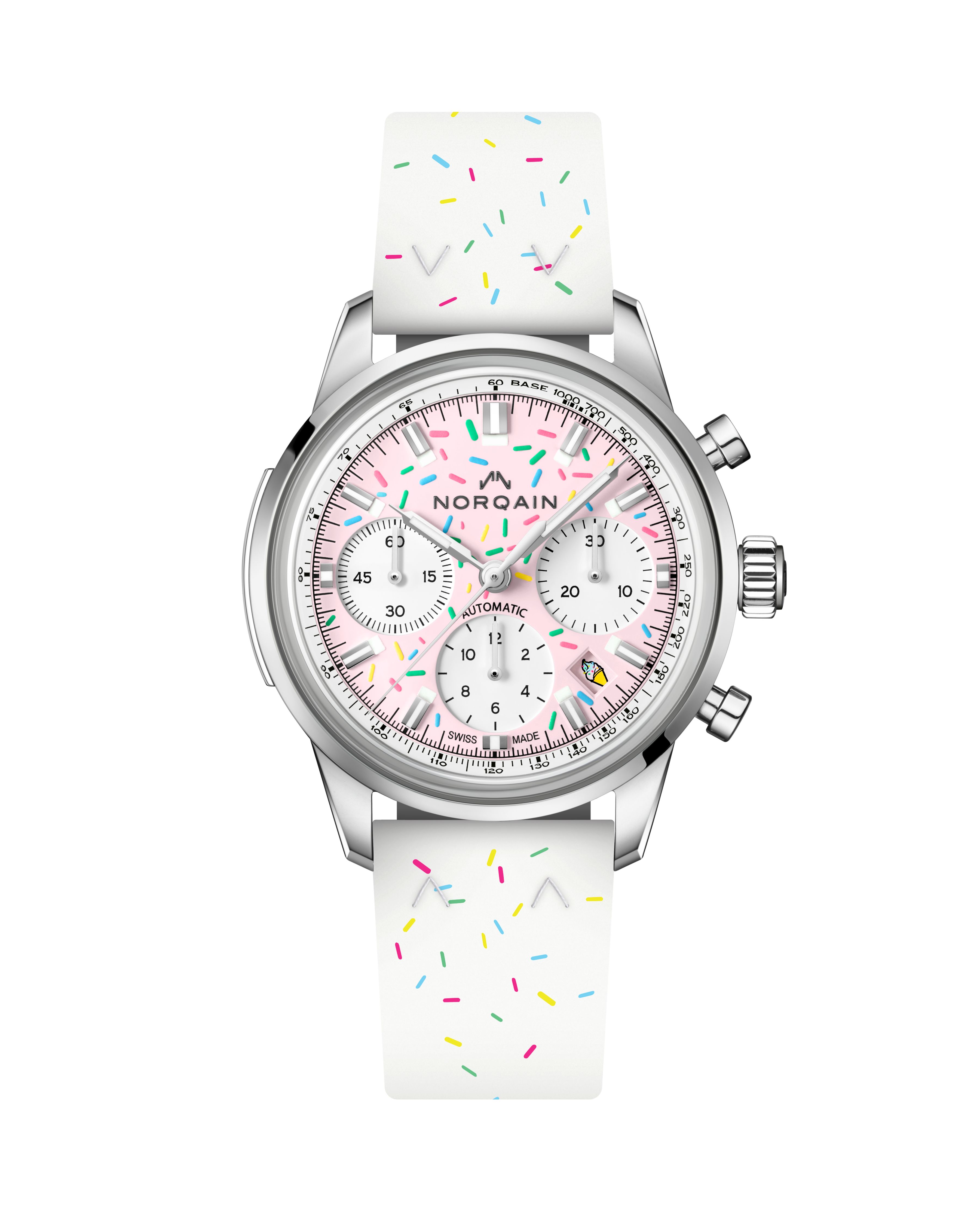 Norqain Freedom Chrono Enjoy Life "Sprinkles" - Pink