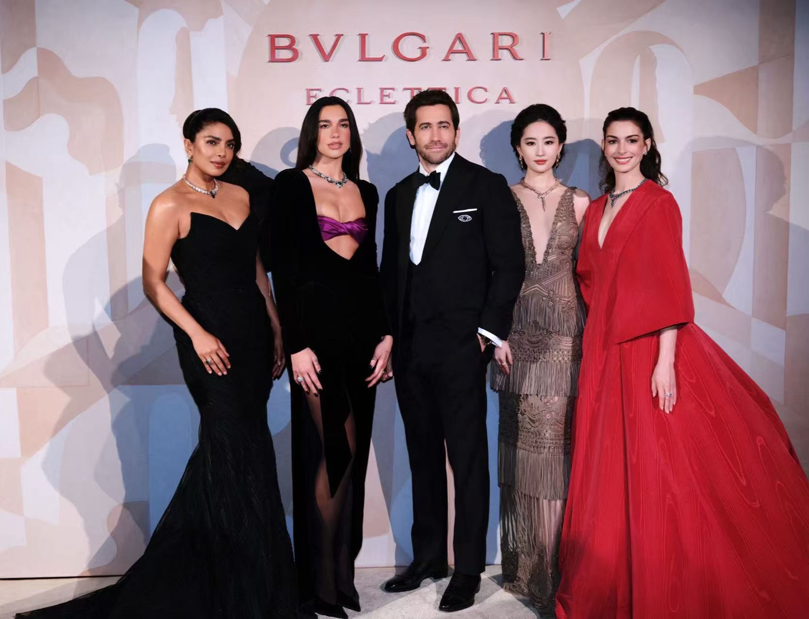Liu Yifei wearing Elie Saab Haute Couture Spring/Summer collection 2026 at the Bvlgari Eclettica High Jewelry Event in Milan, March 23rd, 2026