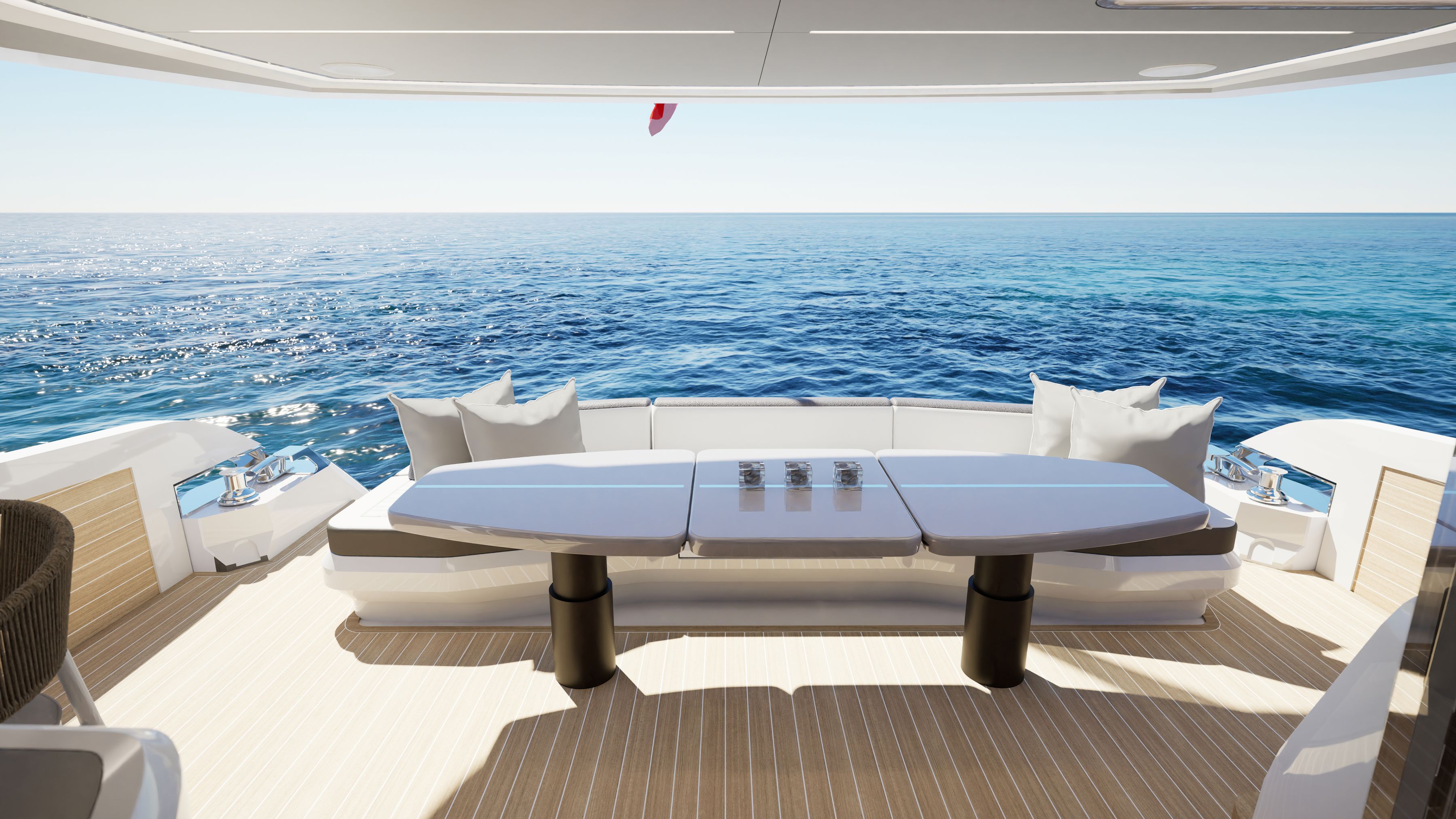 Pearl 73 Interior Aft Deck