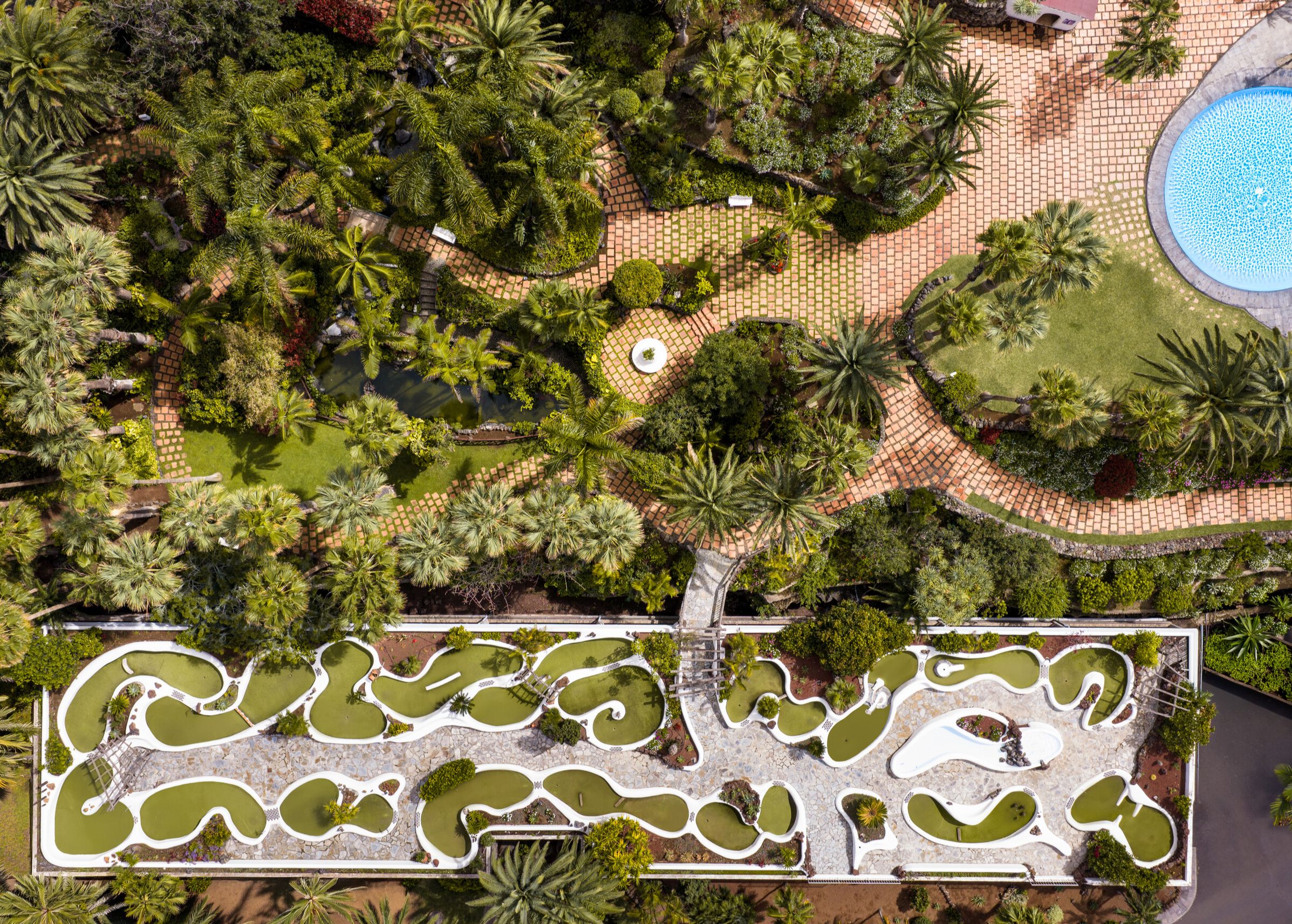 Botanical gardens surrounding Precise Resort Tenerife Canary Islands