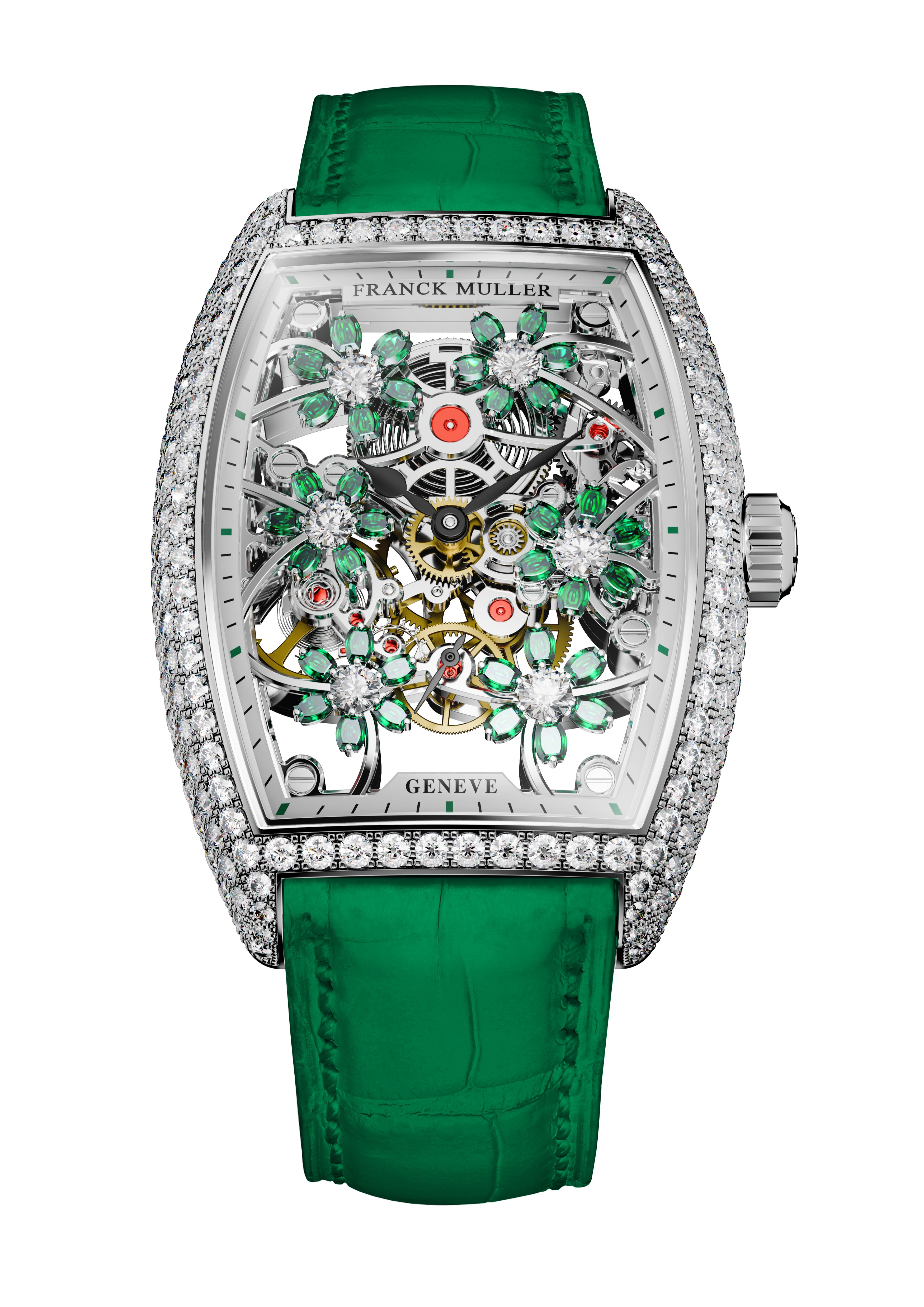 Franck Muller Cintrée Curvex Cut Flower Skeleton
