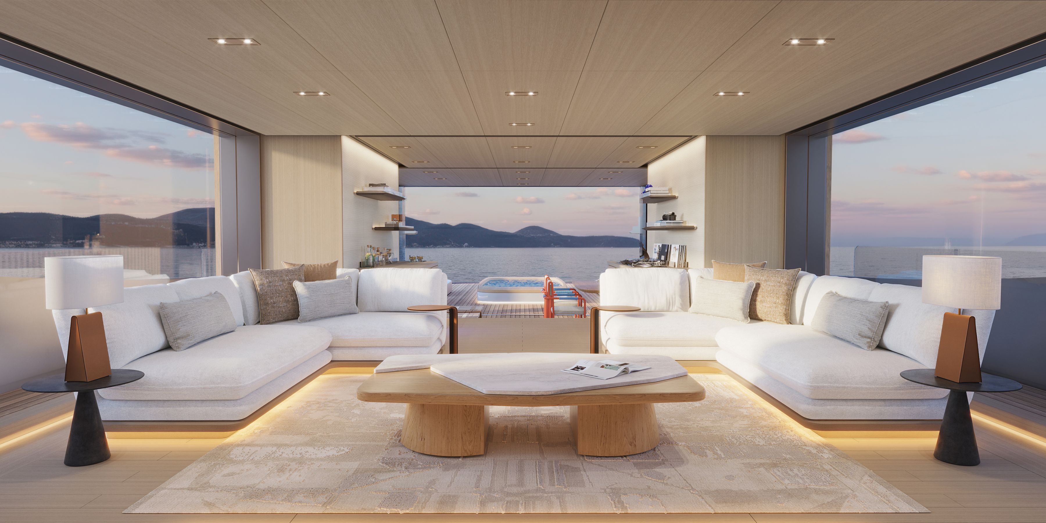 Benetti B.Neos - Main Deck Salon