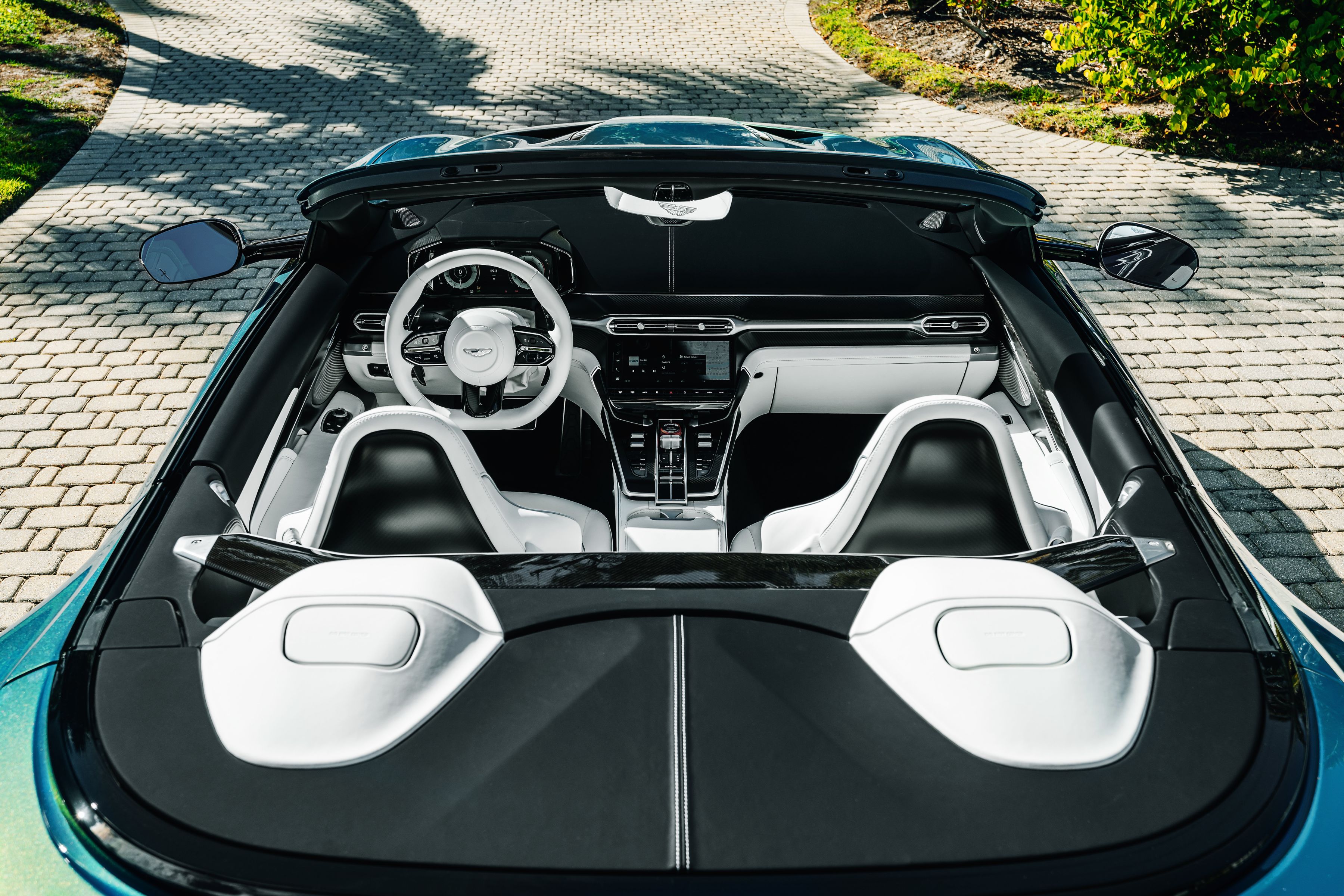 Aston Martin Wave Edition Vanquish Volante's light-filled cabin that evokes calm and balance