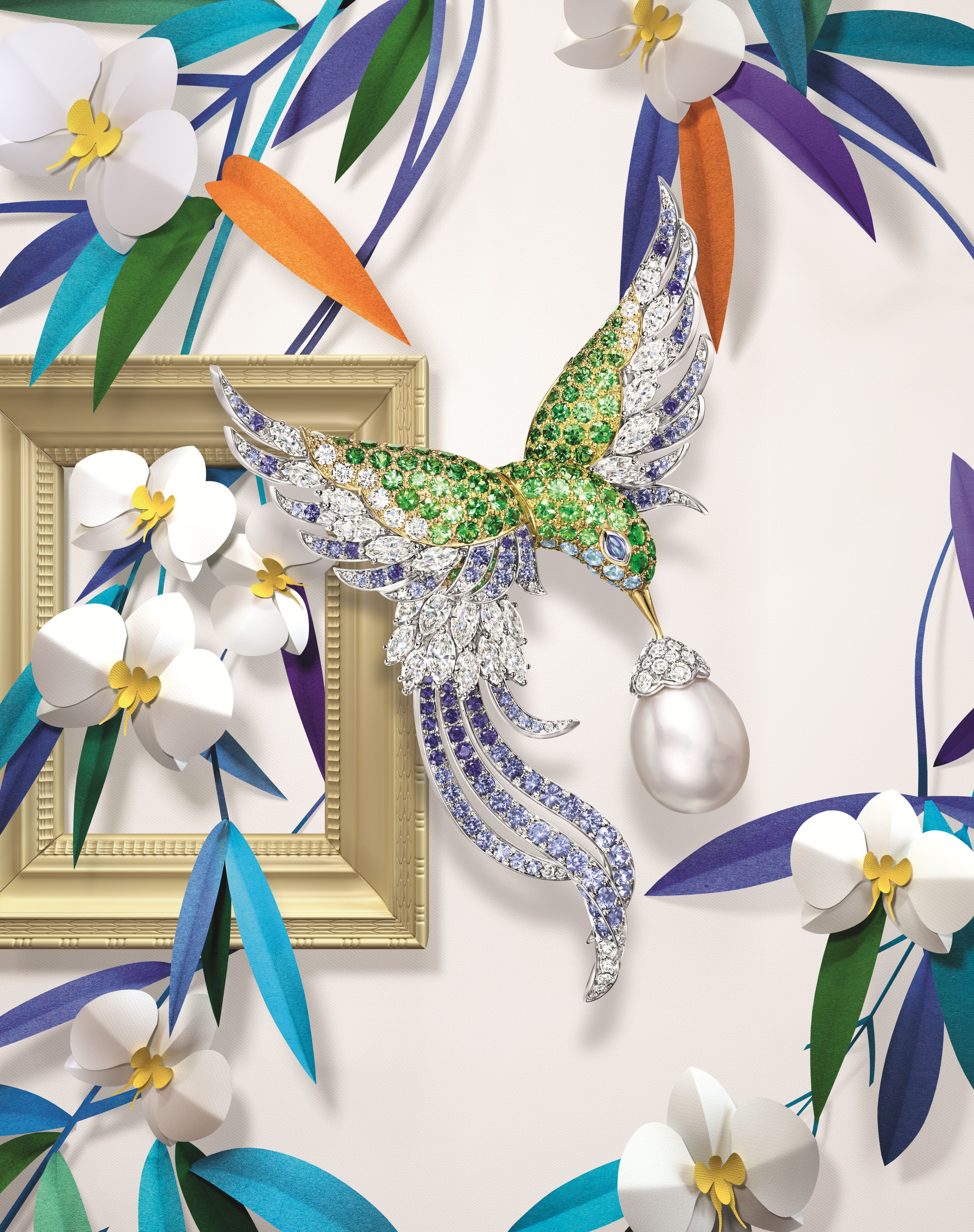 Marvelous Creations by Harry Winston - Hummingbird Brooch
