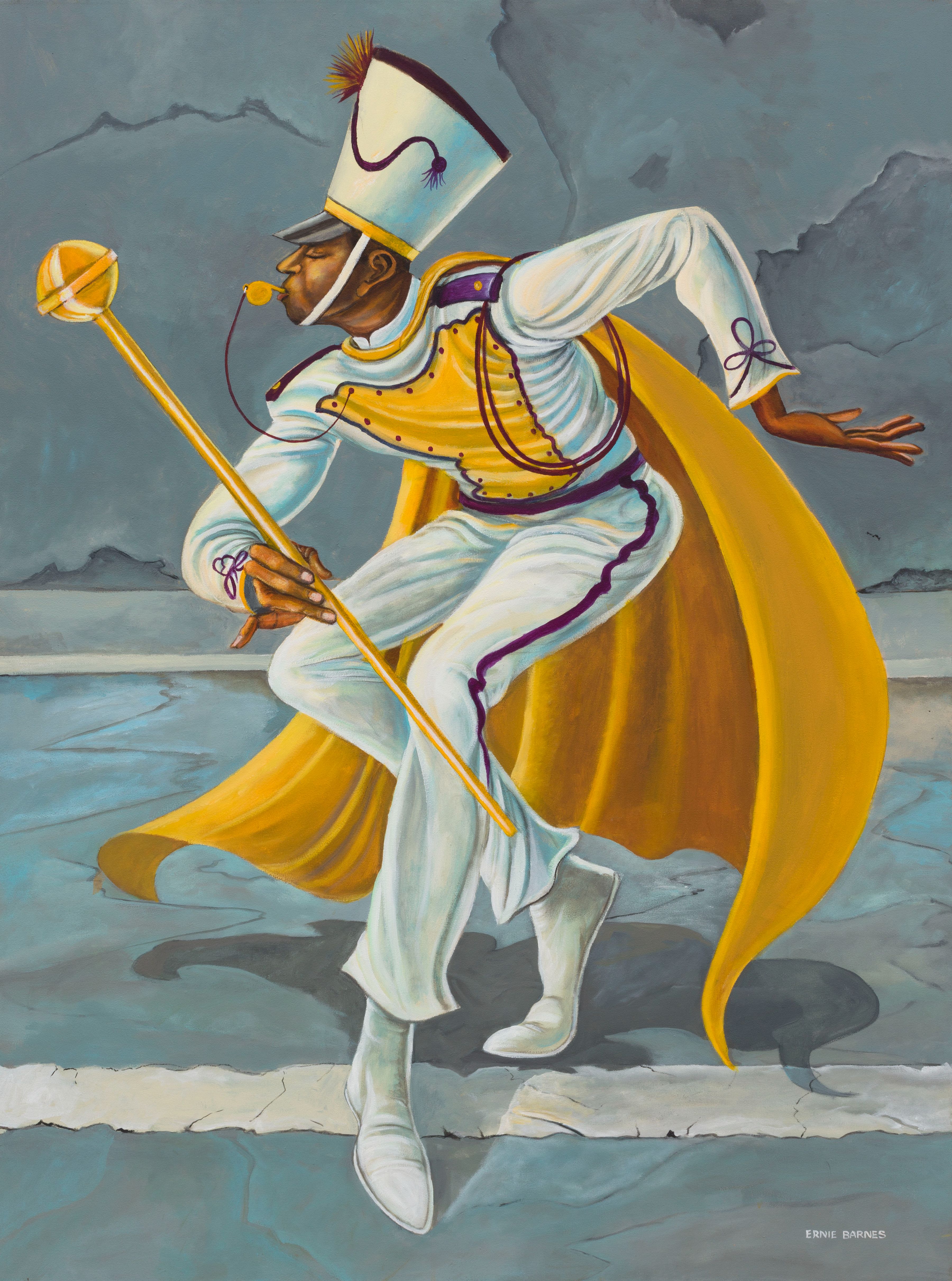 Ernie Barnes, Drum Major