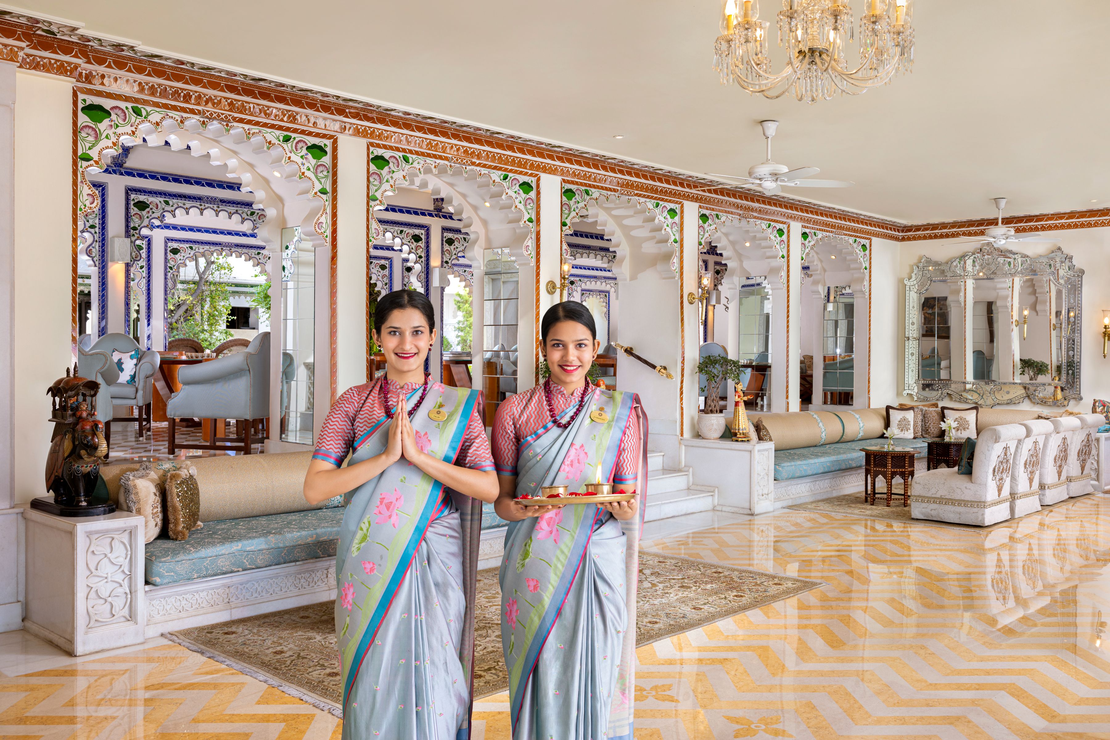 The Taj Lake Palace in Udaipur, India