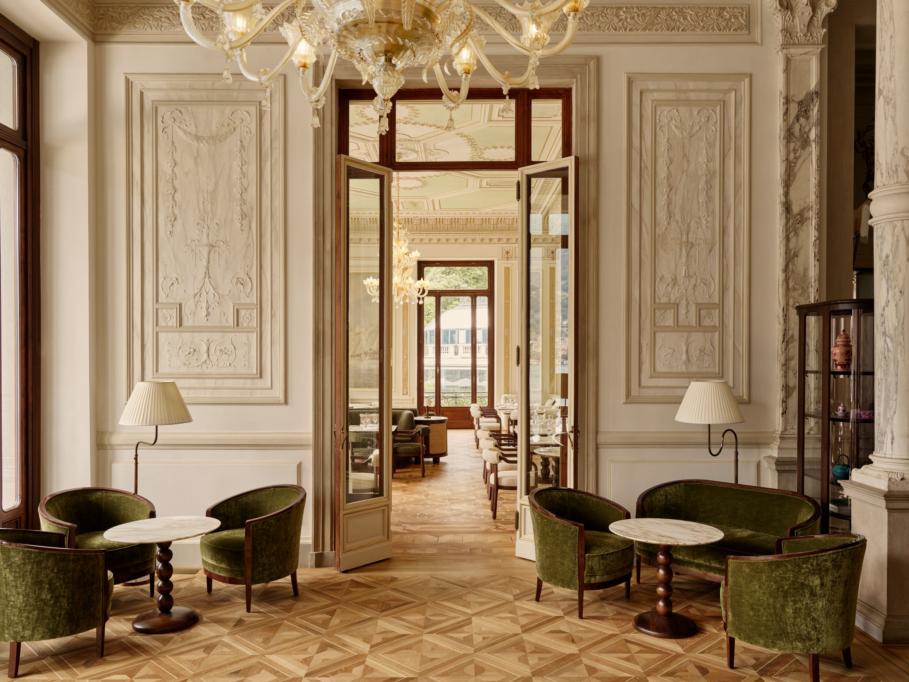 Herzog & de Meuron interiors - Villa Roccabruna Bar & Bistro, Blevio, Como, Italy
