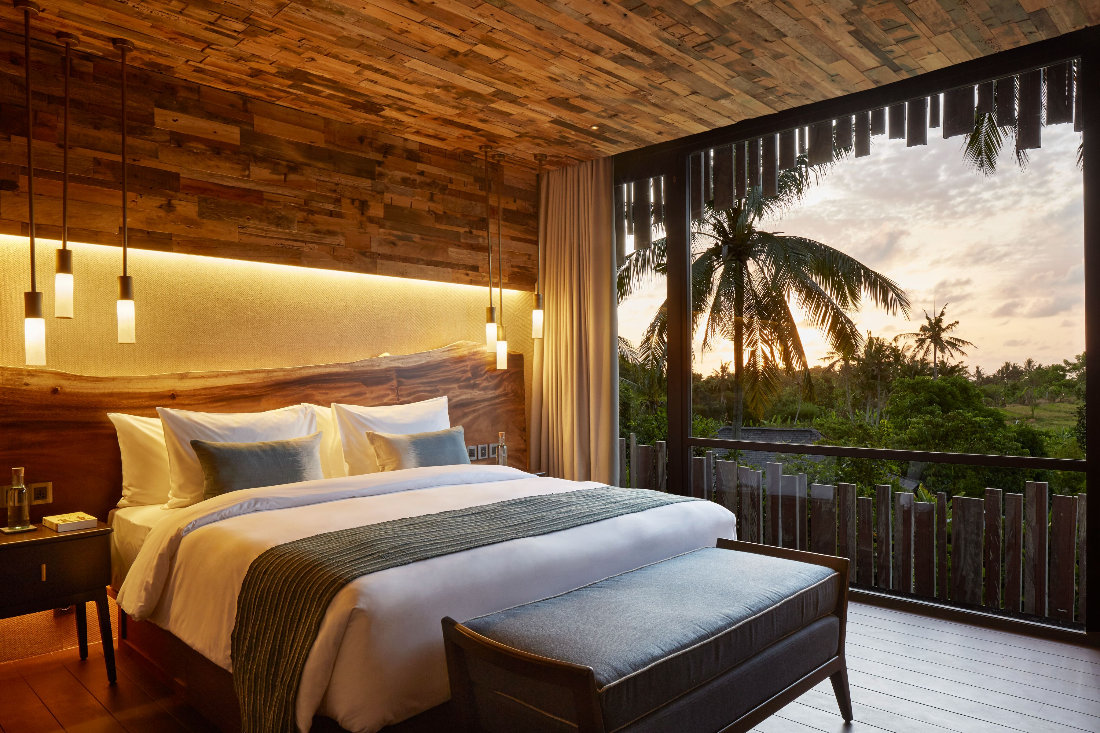 Nirjhara, designed among coconut trees, is our one-bedroom Canopy Suite