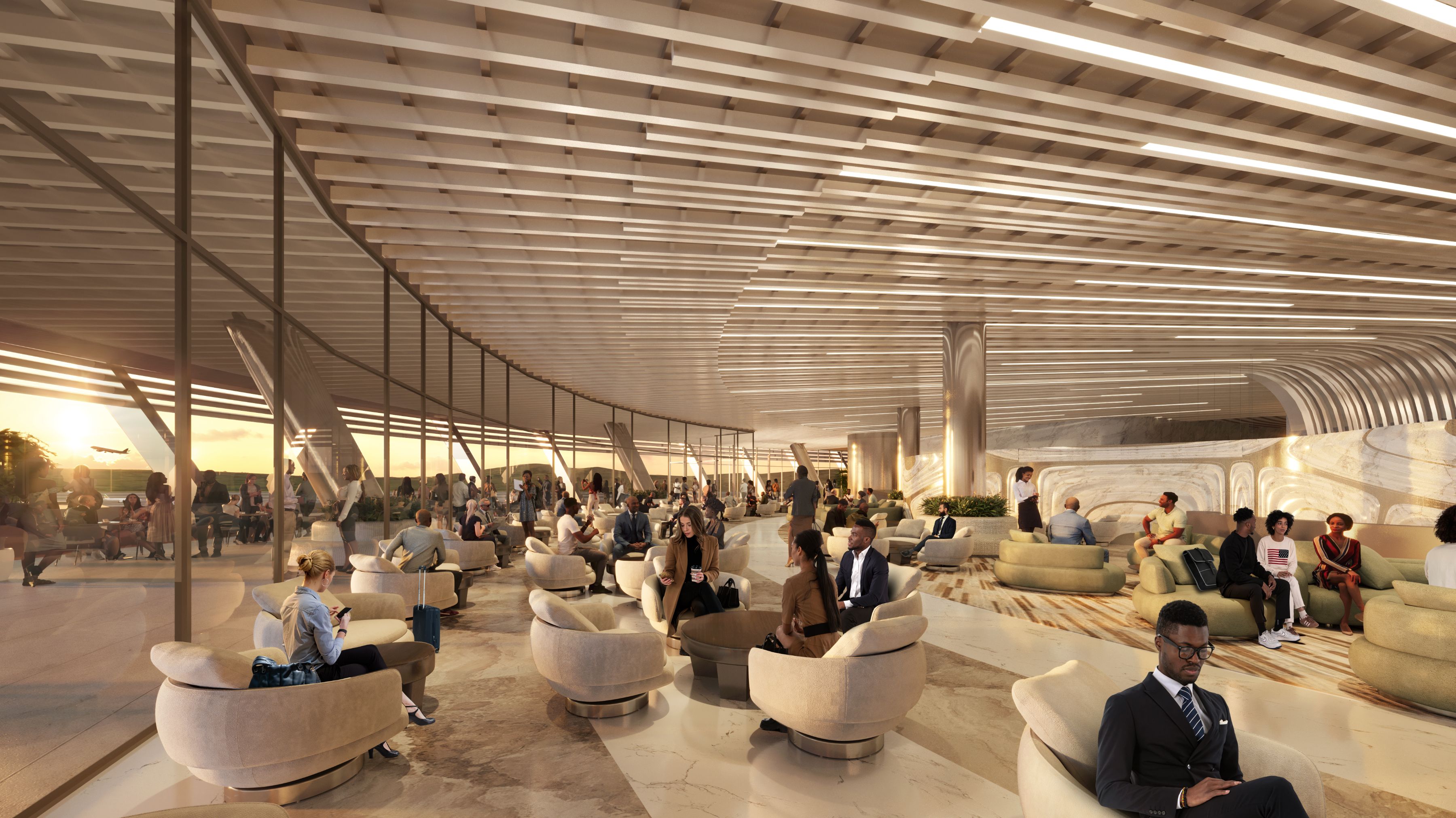 Zaha Hadid Architects Bishoftu International Airport