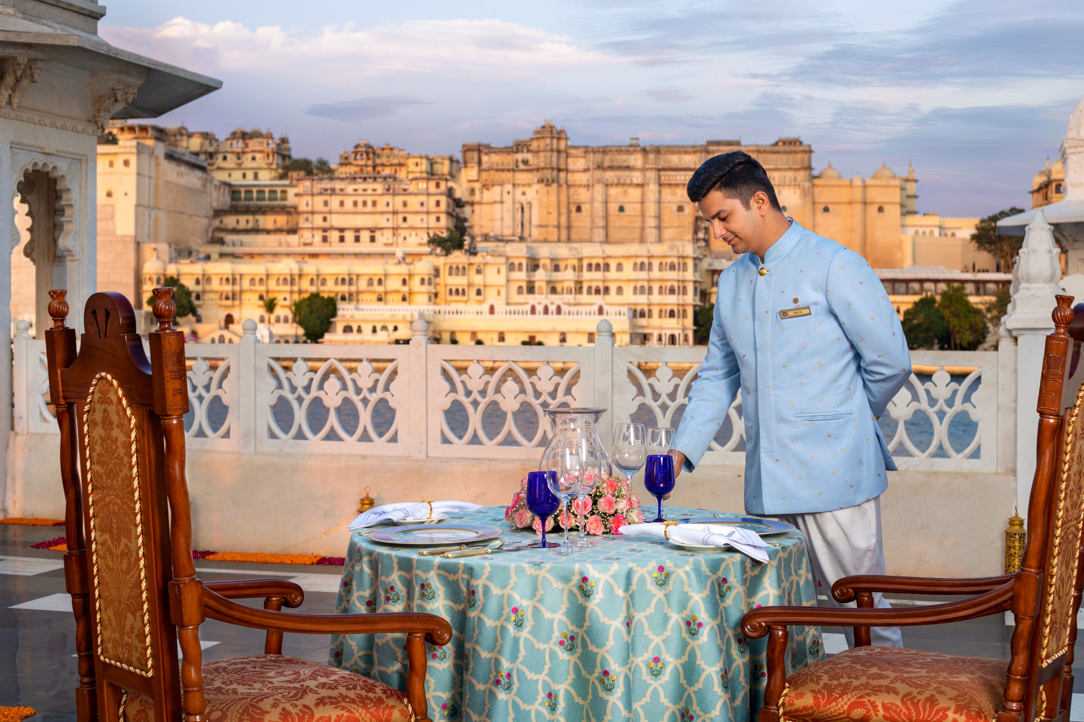 The Taj Lake Palace in Udaipur, India
