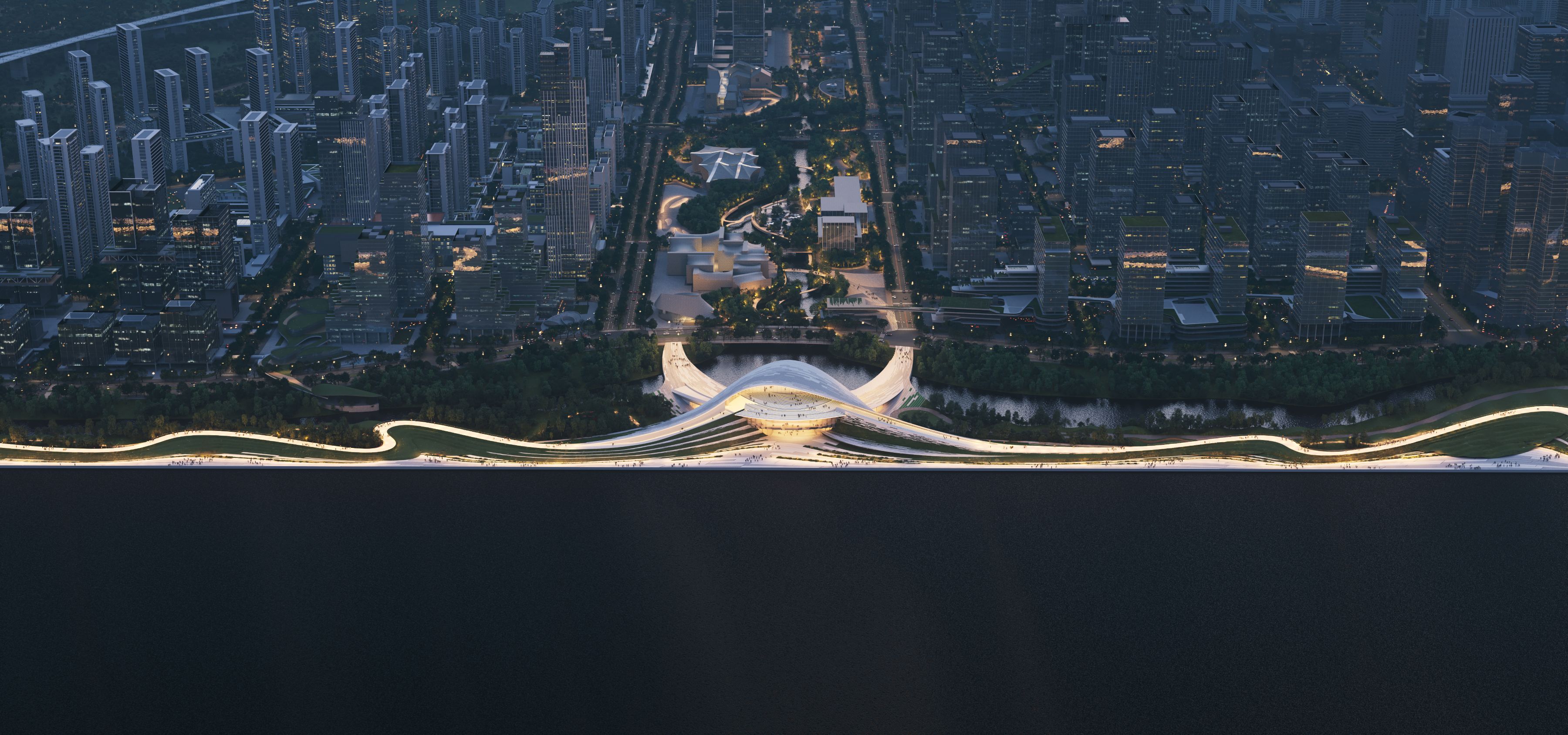 Sn&oslash;hetta designs Hangzhou Qiantang Bay Art Museum