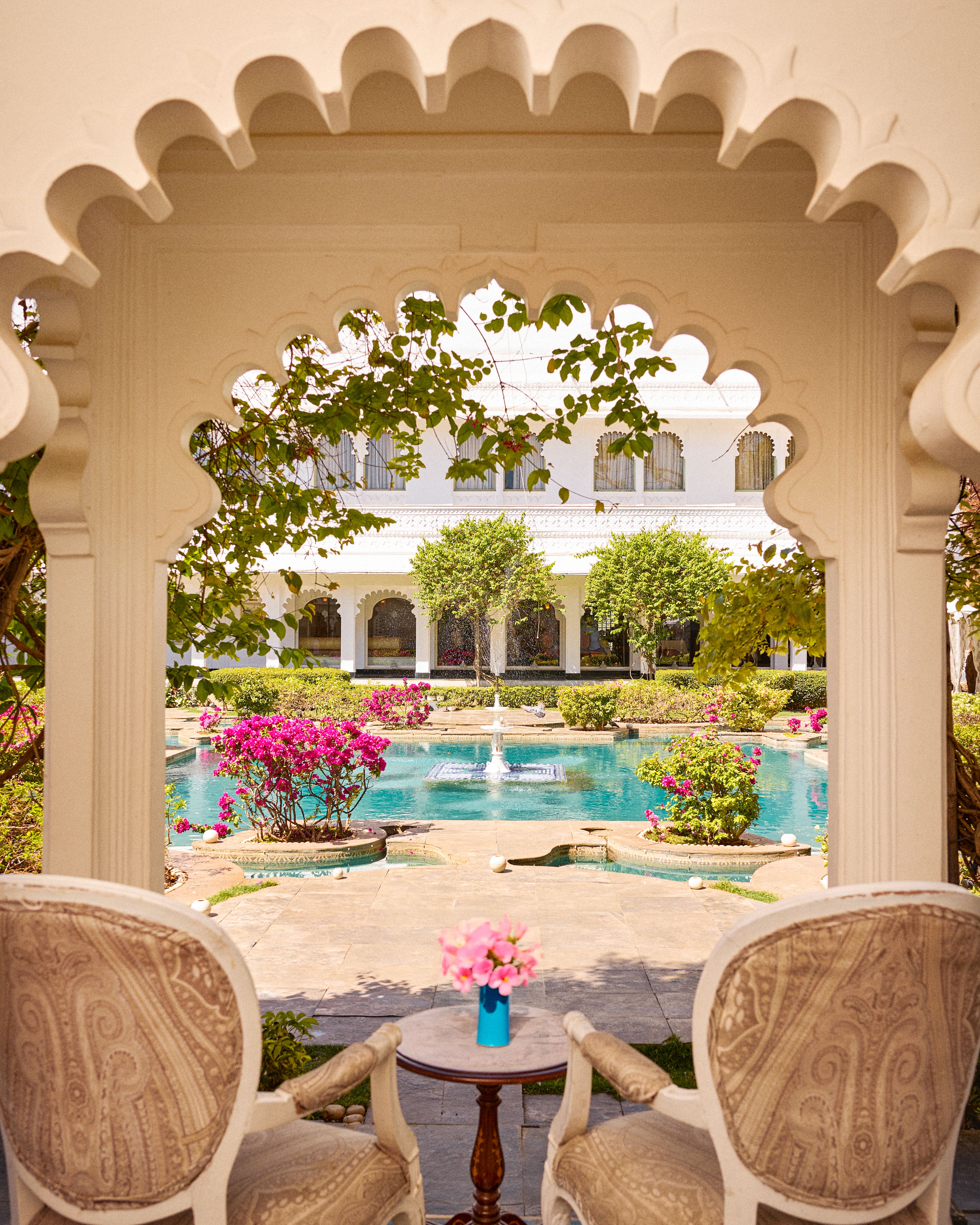 The Taj Lake Palace in Udaipur, India