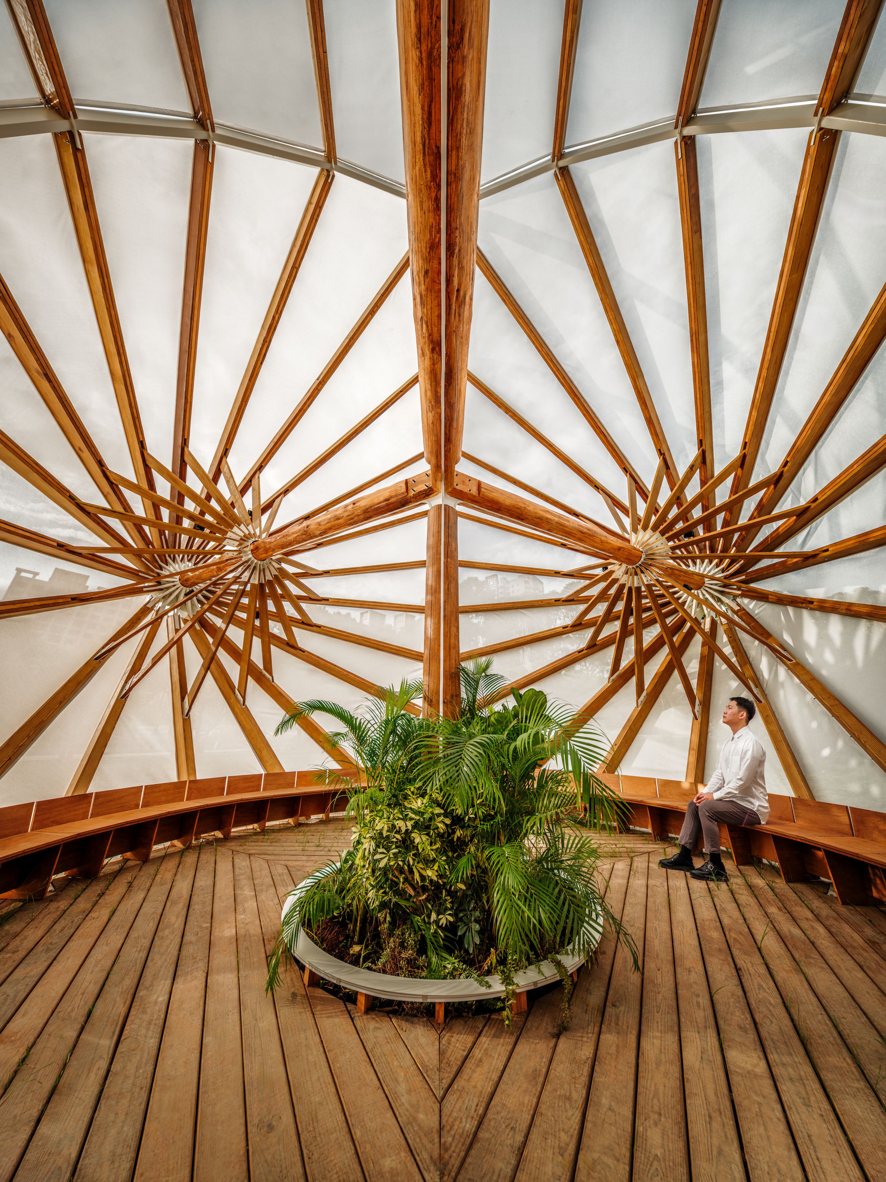 Artist/principal architect: Cheng Tsung FENG - All Together Under the Umbrella