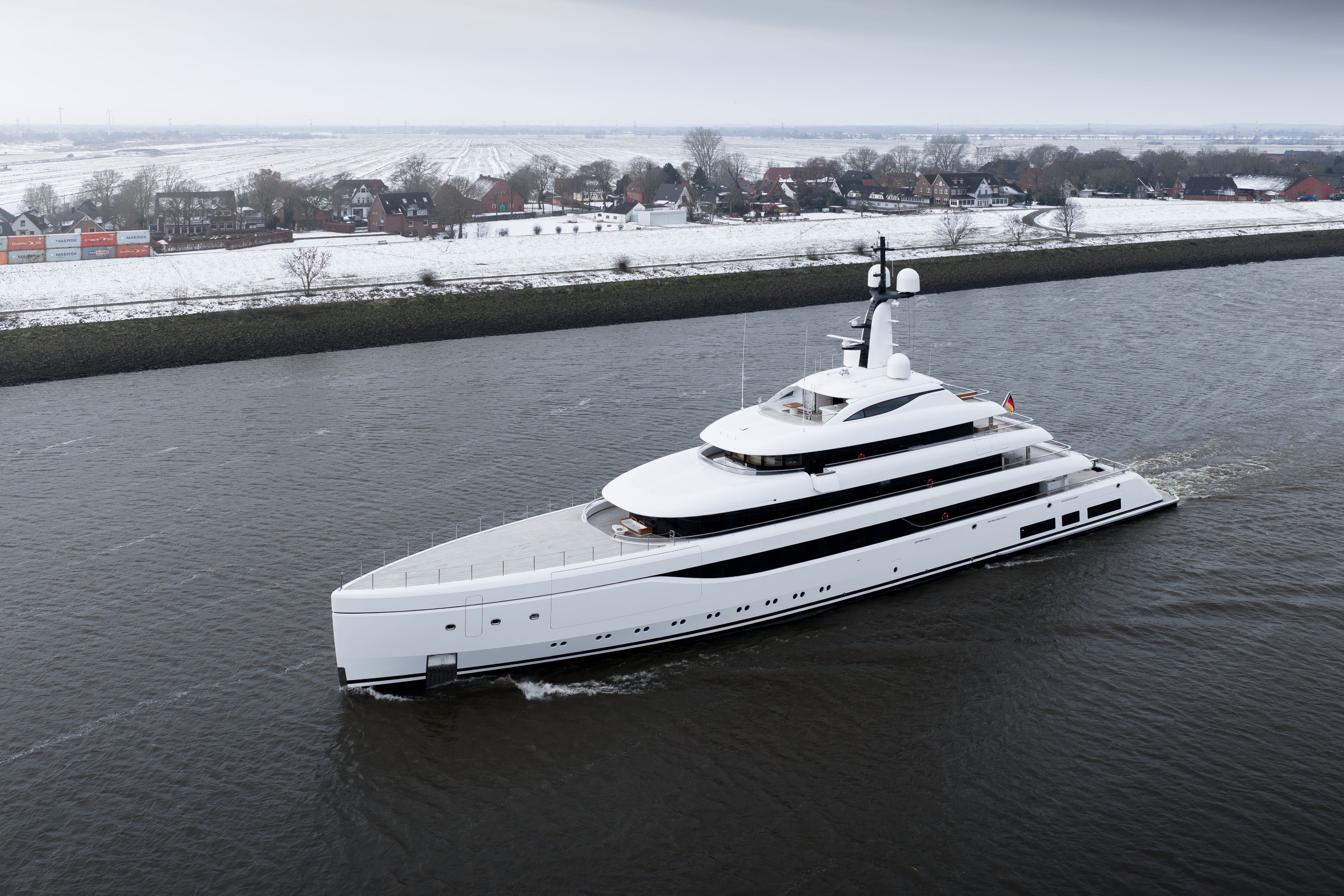 Lürssen delivers a 78.20-meter yacht, ODISEA, a collaboration with British studio RWD and Lürssen
