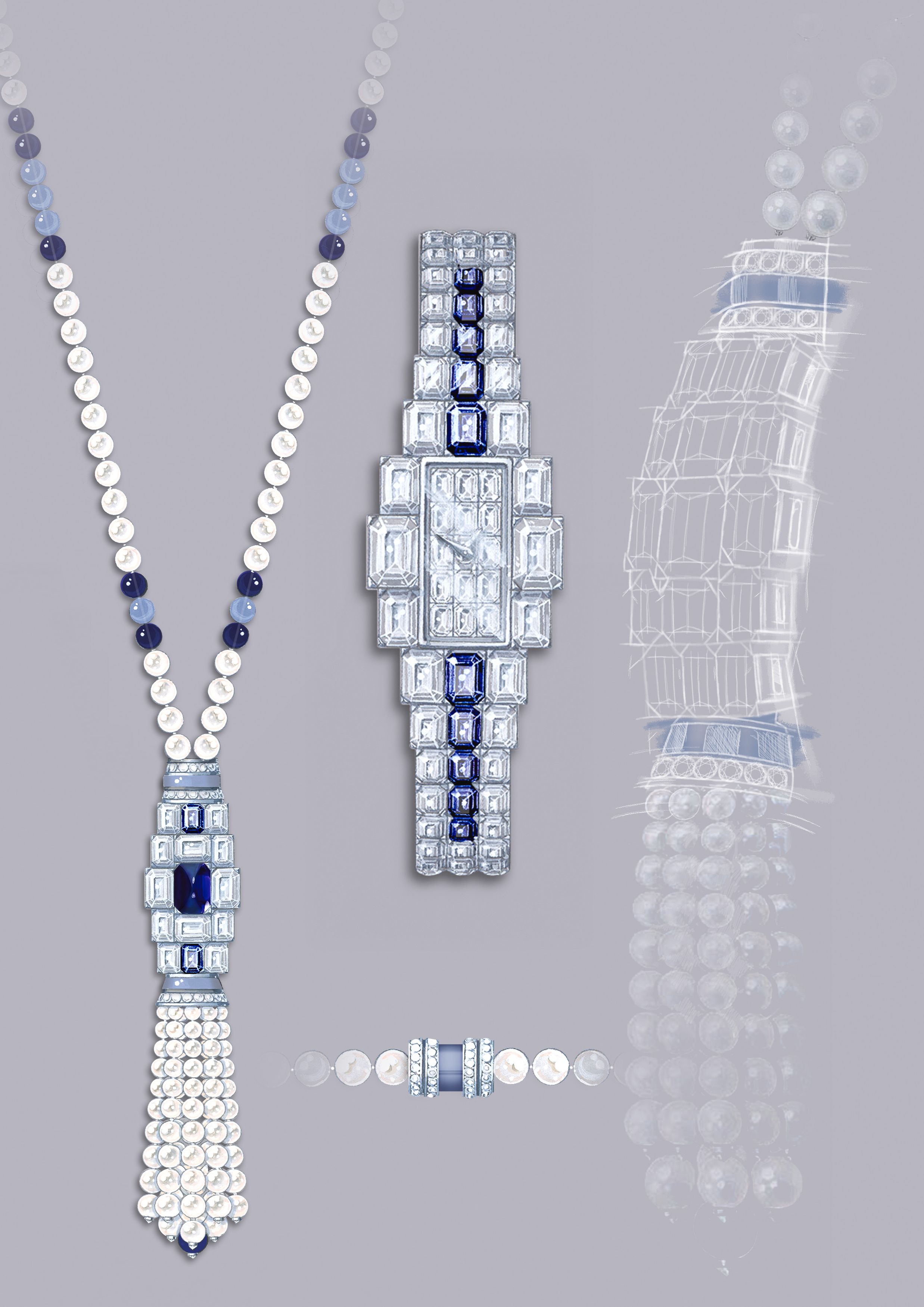 Vacheron Constantin Grand Lady Kalla - Sapphires