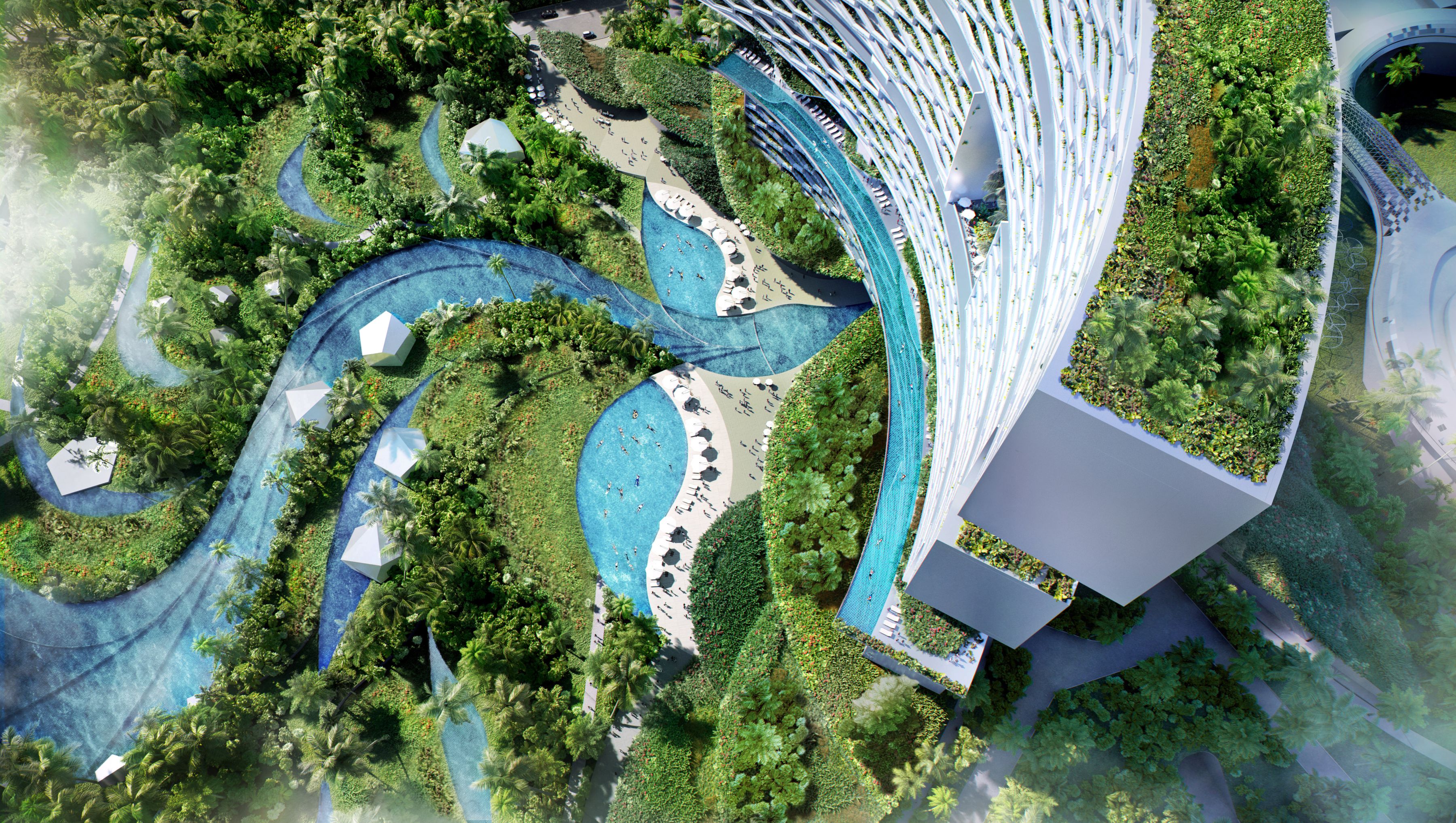 Sanya Horizons by Ole Scheeren - Cascading Garden Terraces