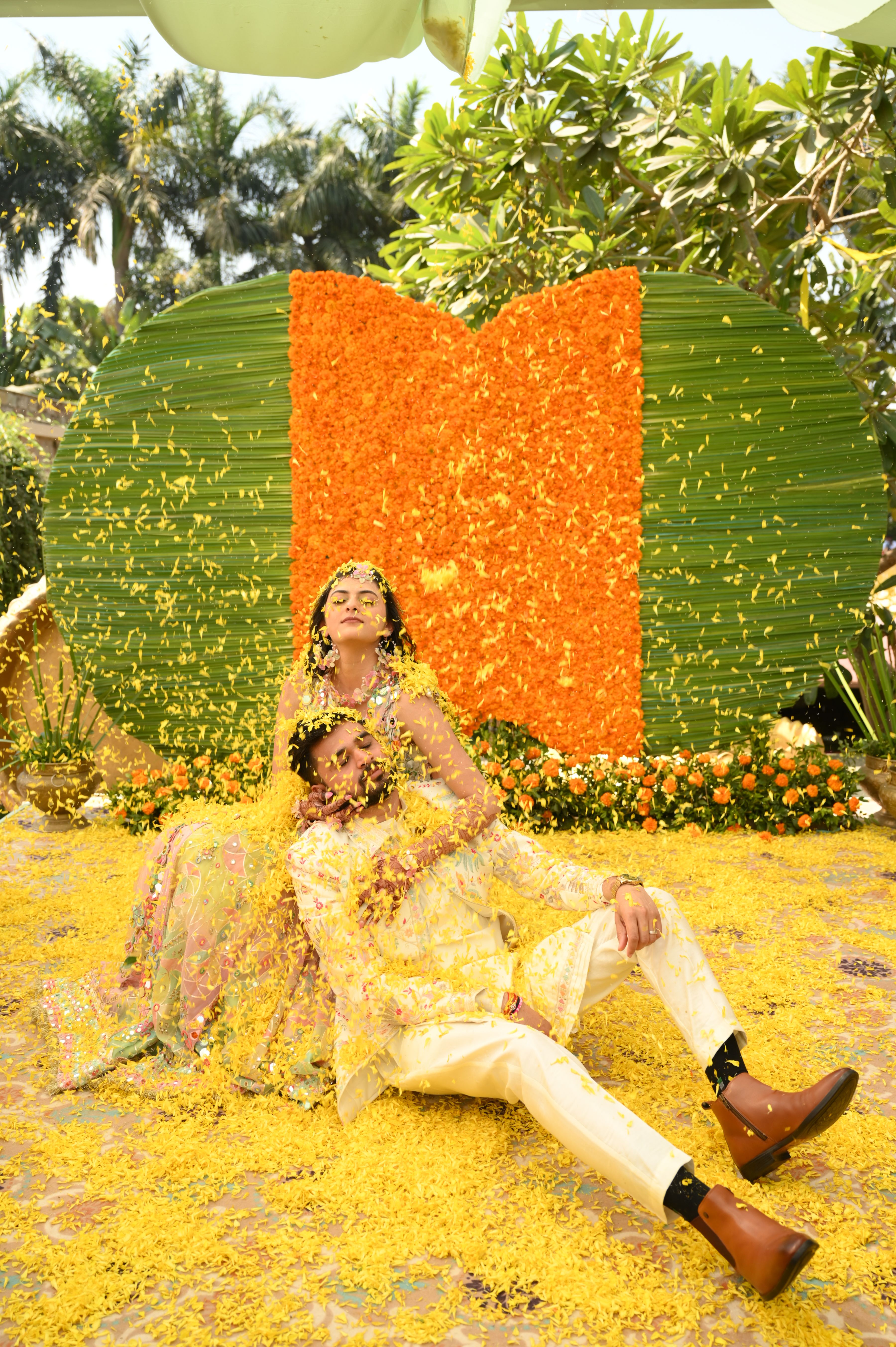 Krina Patel (bride) and Pushkal Patel (groom)