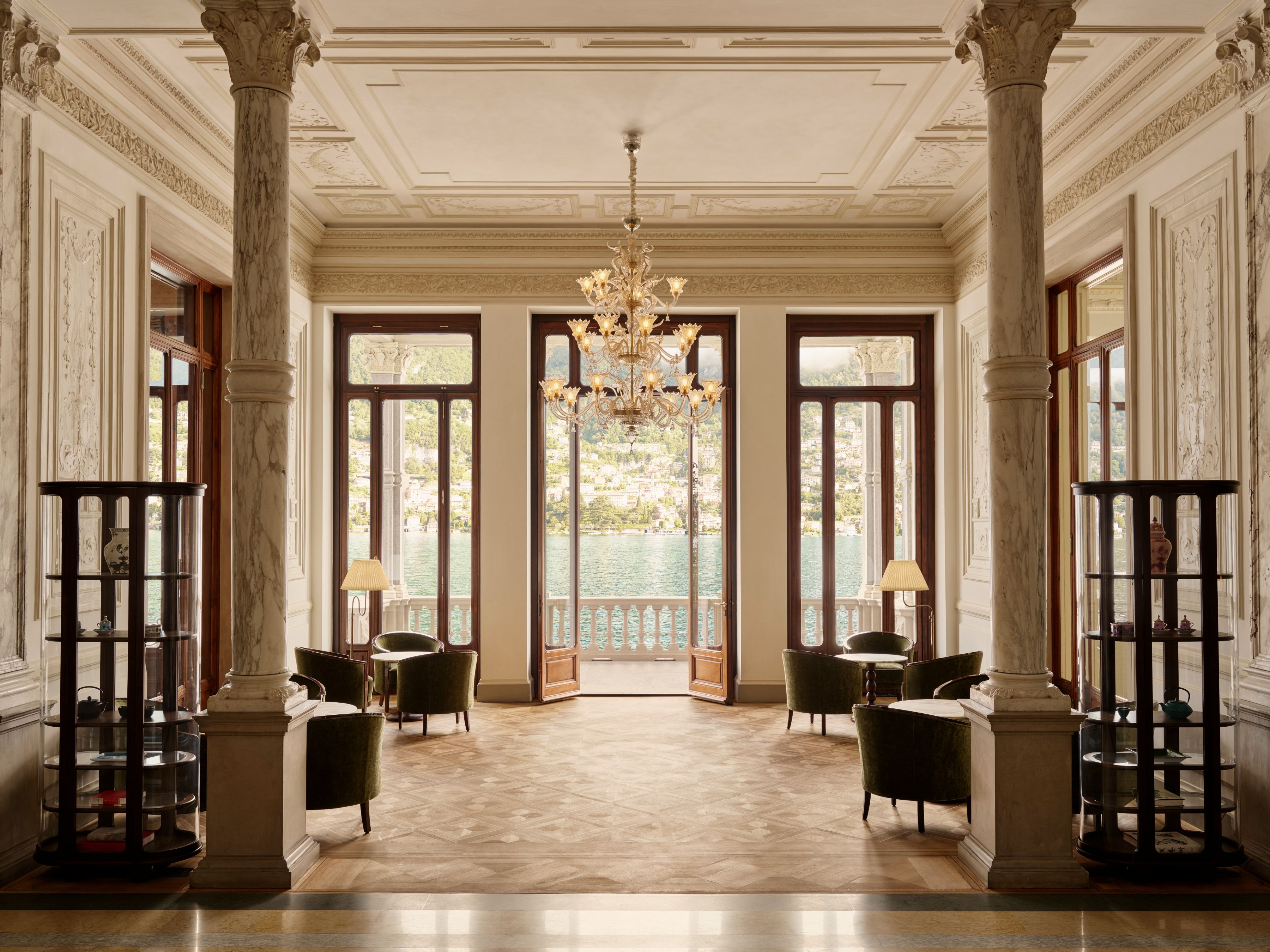 Herzog & de Meuron interiors - Villa Roccabruna Bar & Bistro, Blevio, Como, Italy