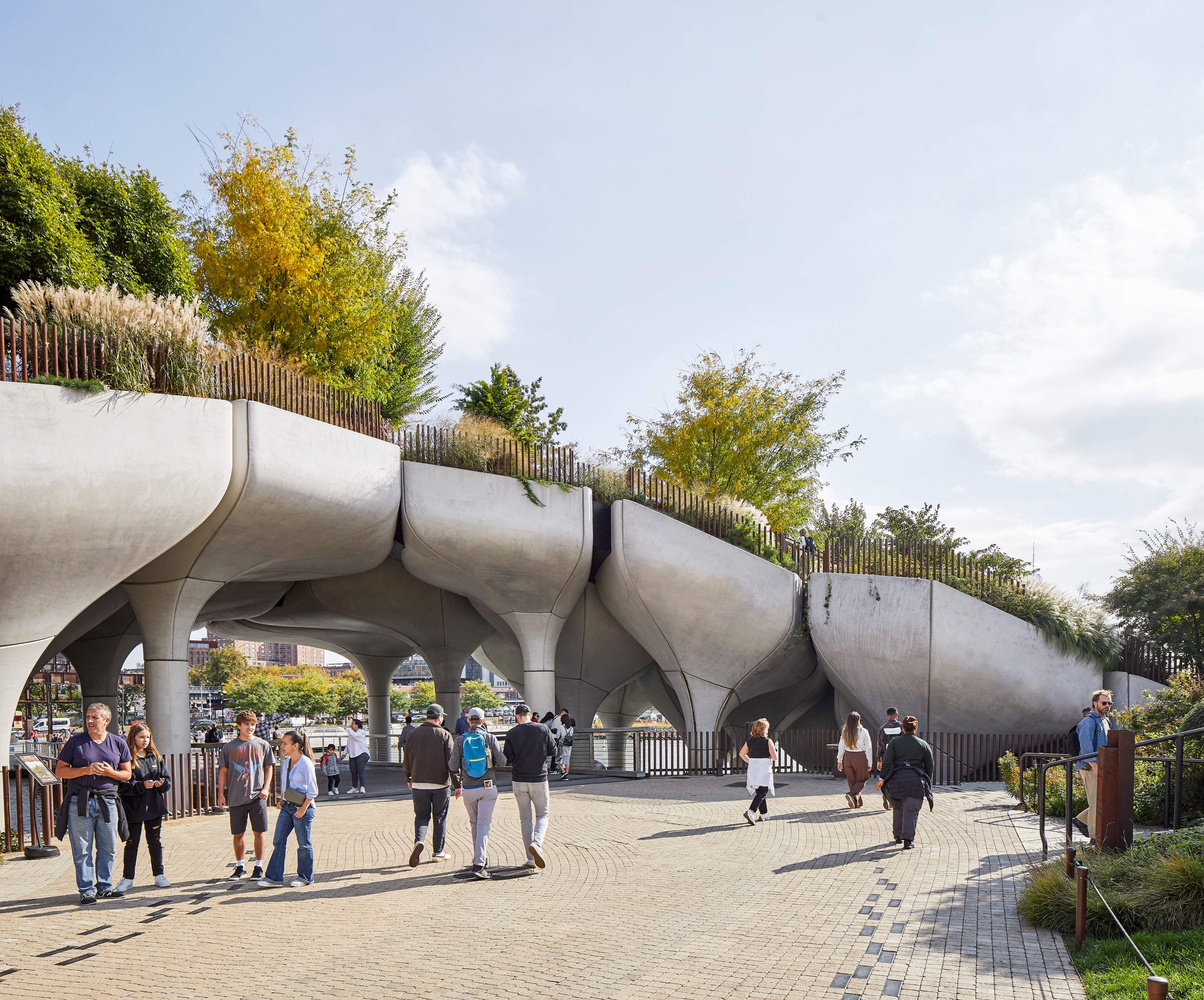 Heatherwick Architects created Little Island, a new public park on the Hudson River that serves as a sanctuary for both people and wildlife.