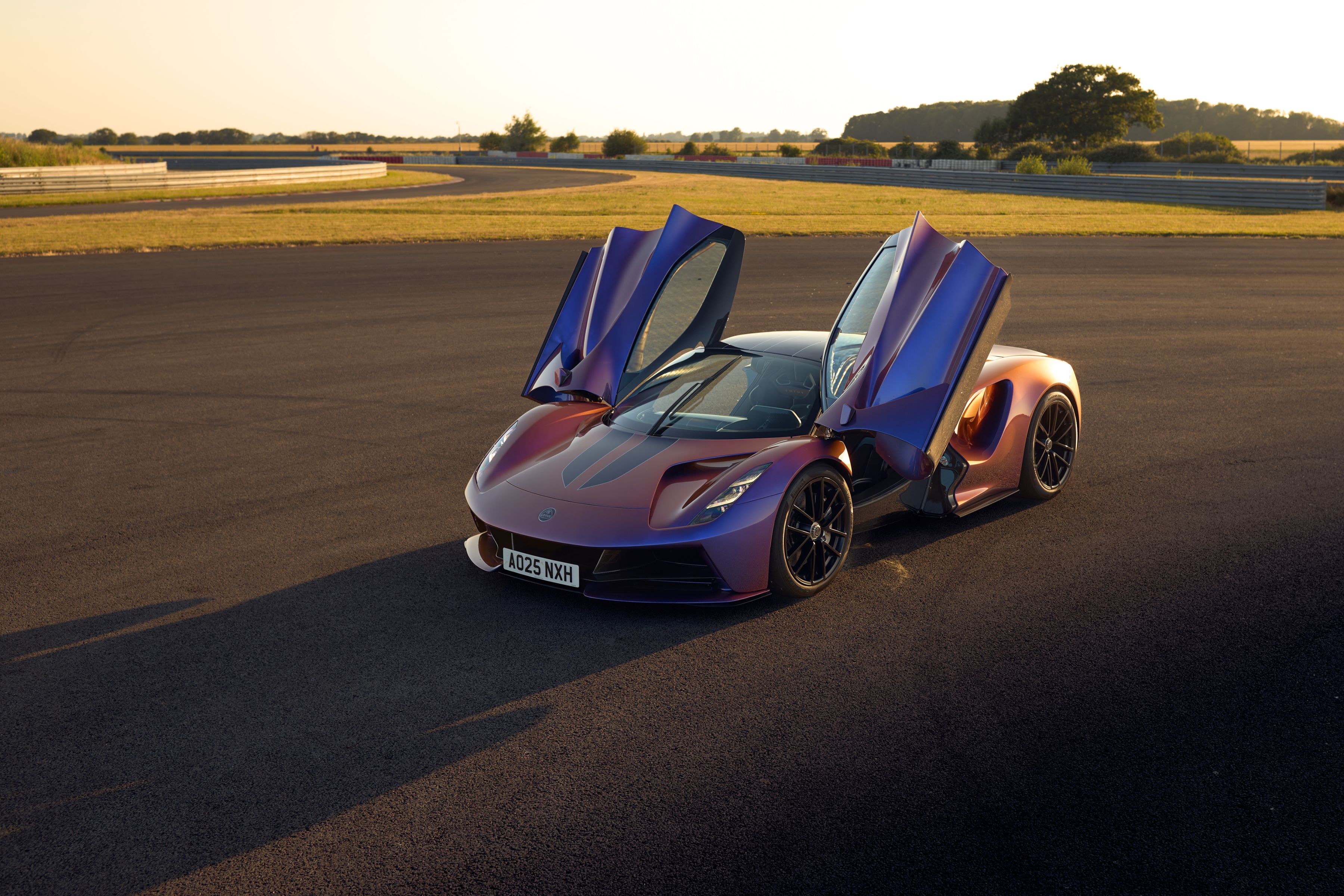 The Lotus Evija, a British electric hypercar, showcases impressive design and performance.