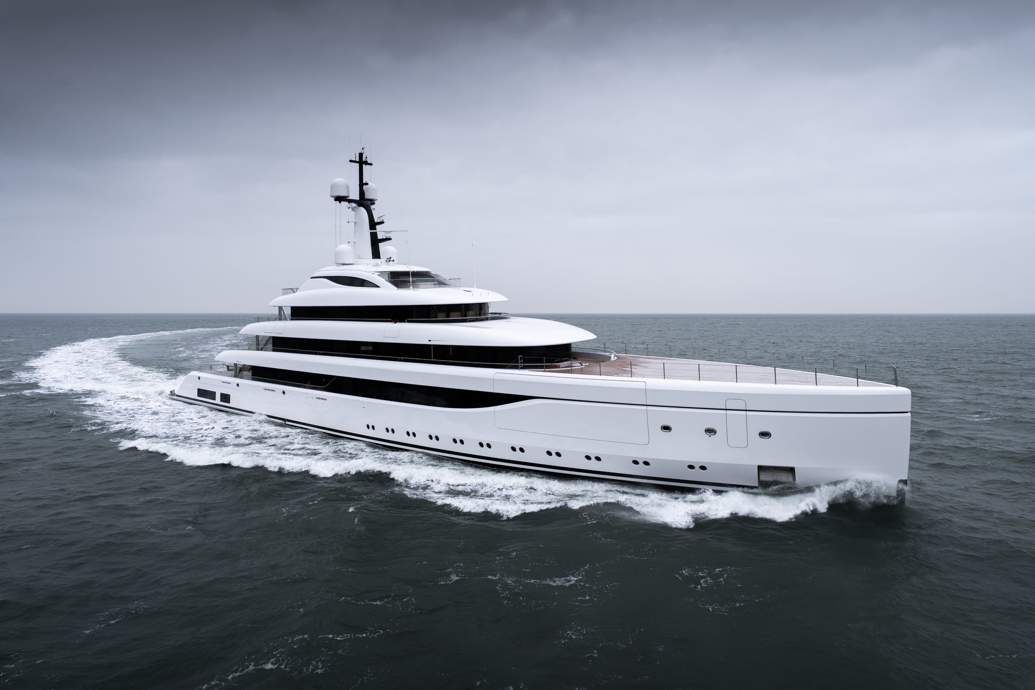 Lürssen delivers a 78.20-meter yacht, ODISEA, a collaboration with British studio RWD and Lürssen