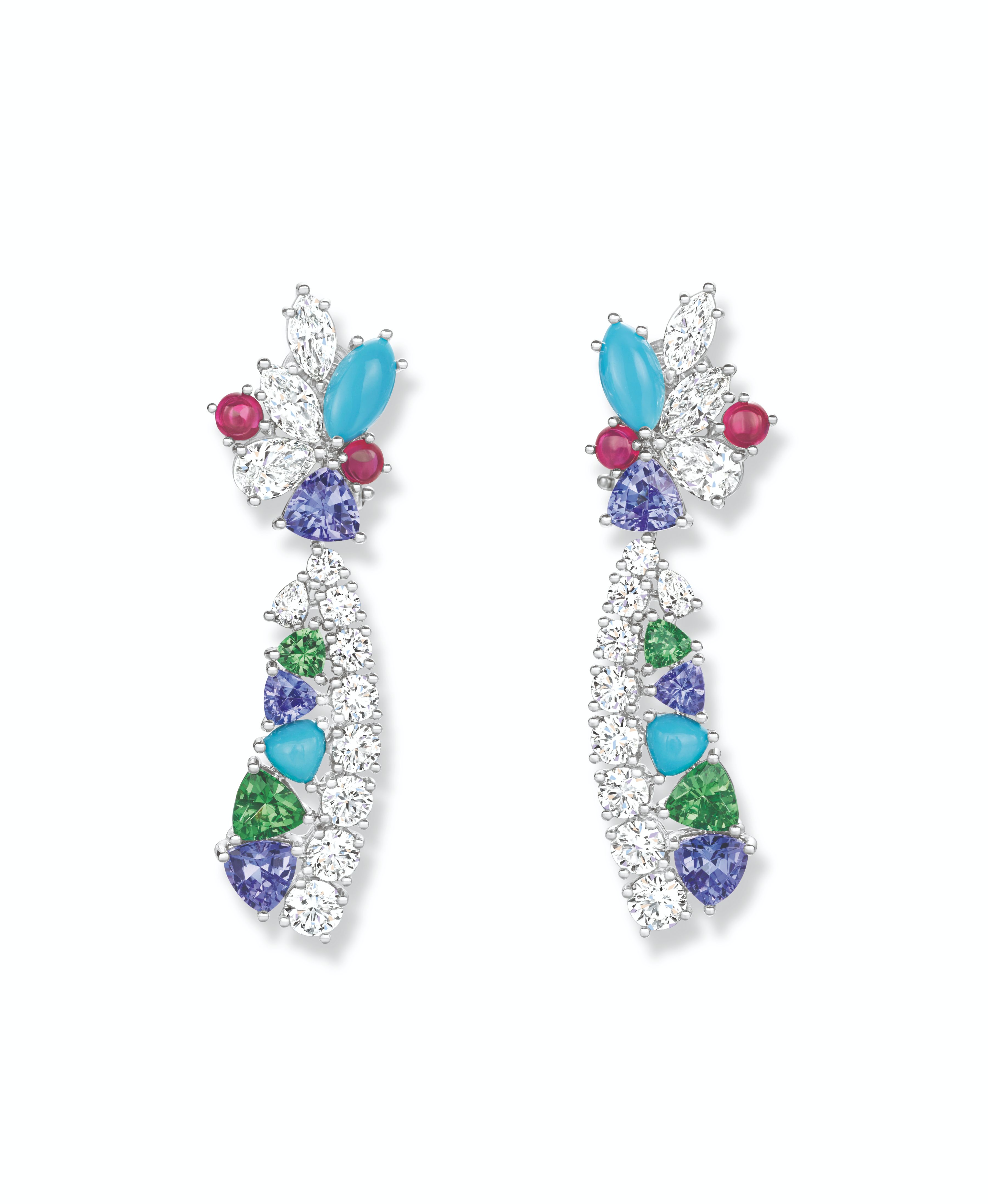 Harry Winston Dragonfly Earrings