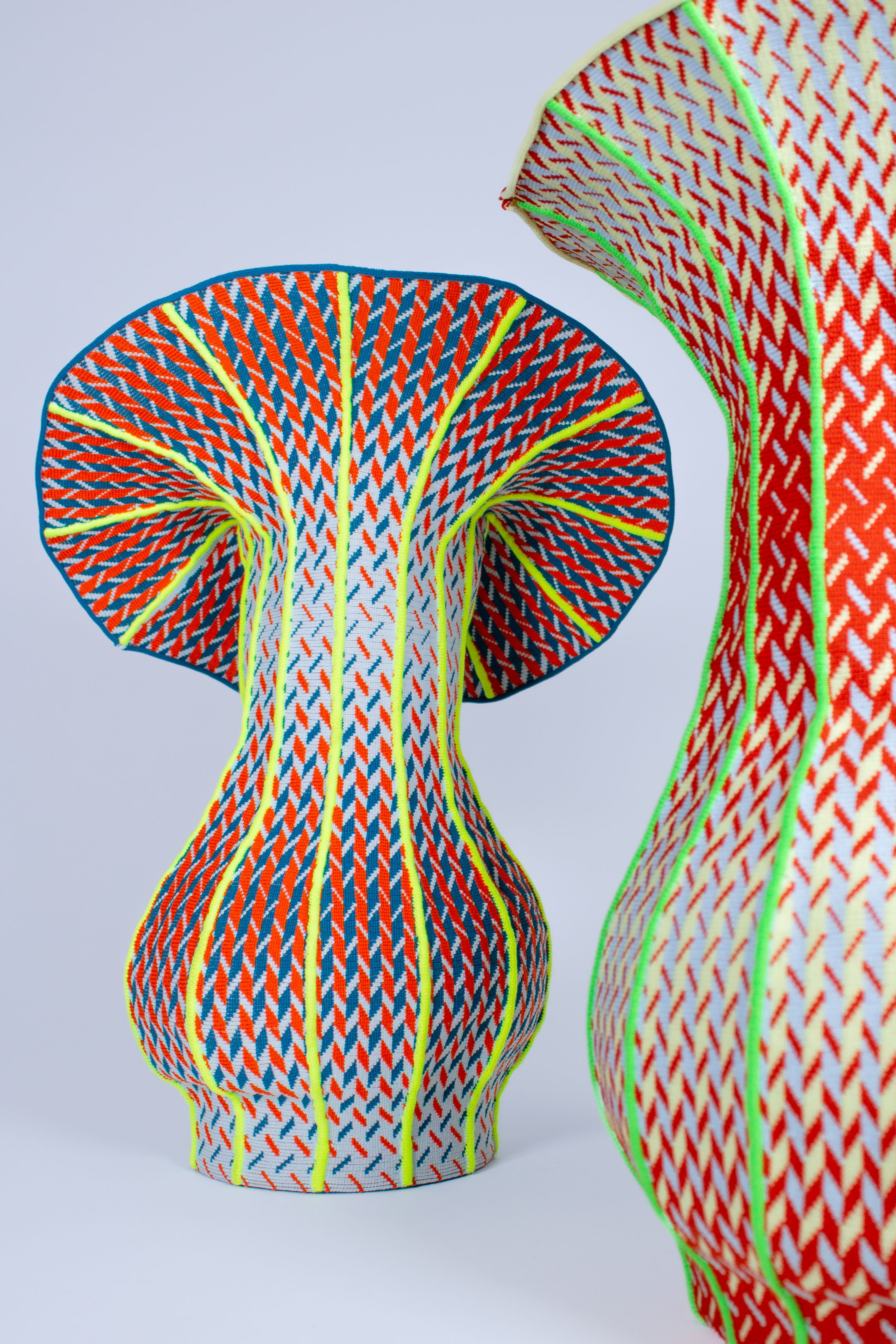 Soft Objects — Fleury-Dugy describes knitting as like the sea, where each wave connects to another yet is never quite the same.