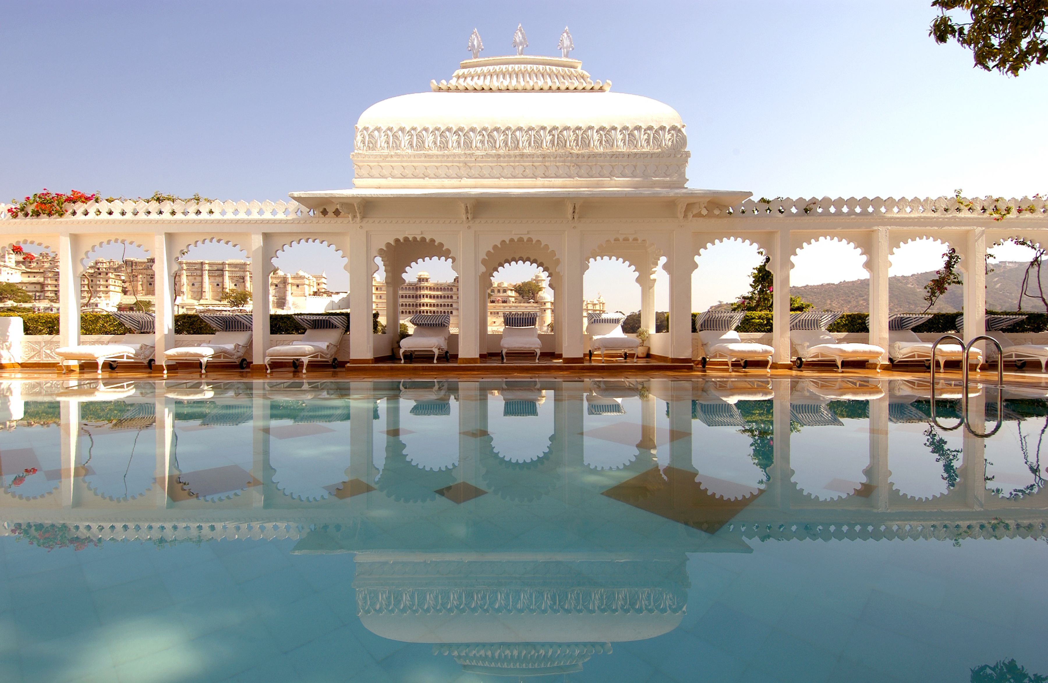 The Taj Lake Palace in Udaipur, India