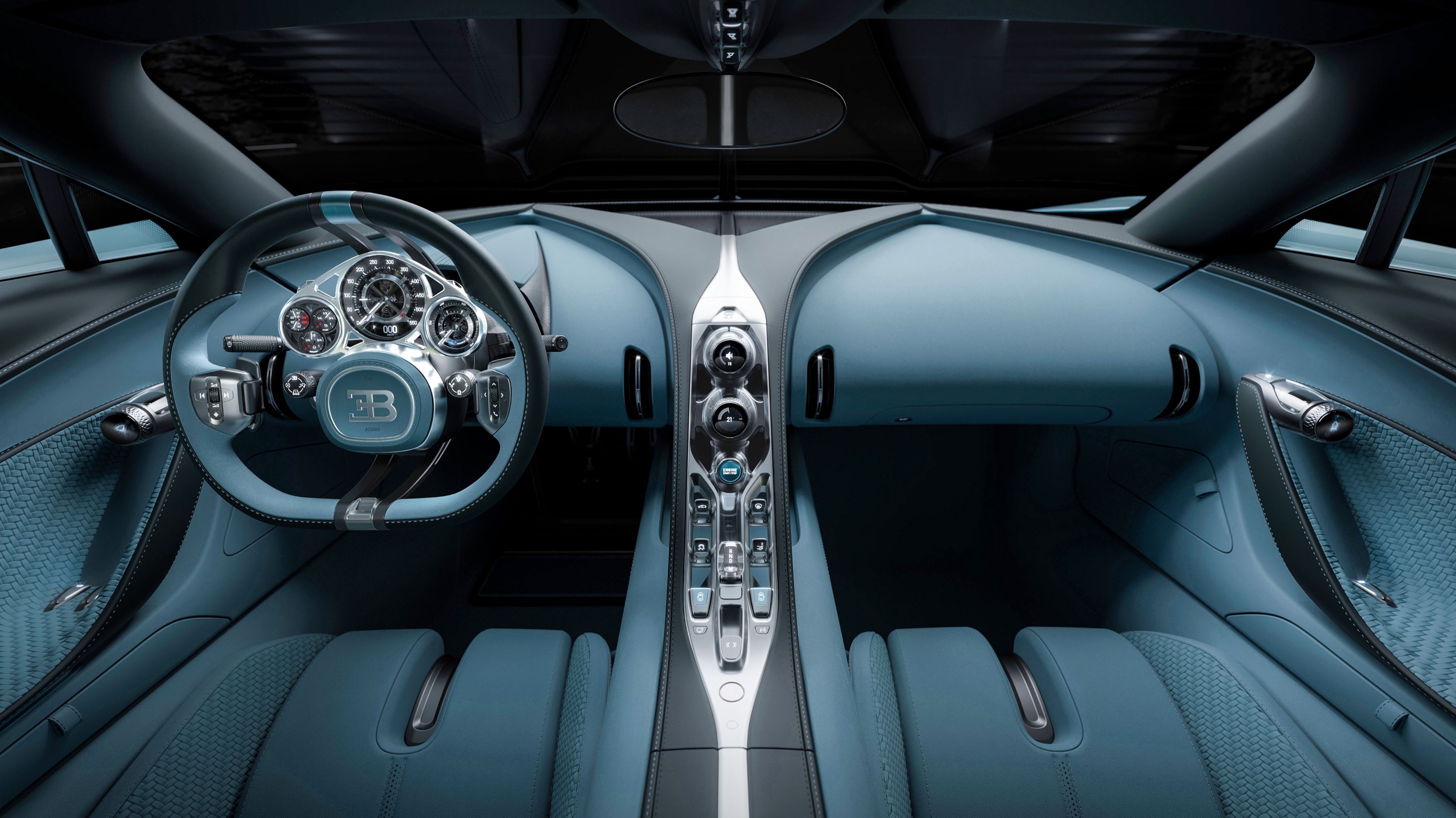 Interior of the Bugatti Tourbillon