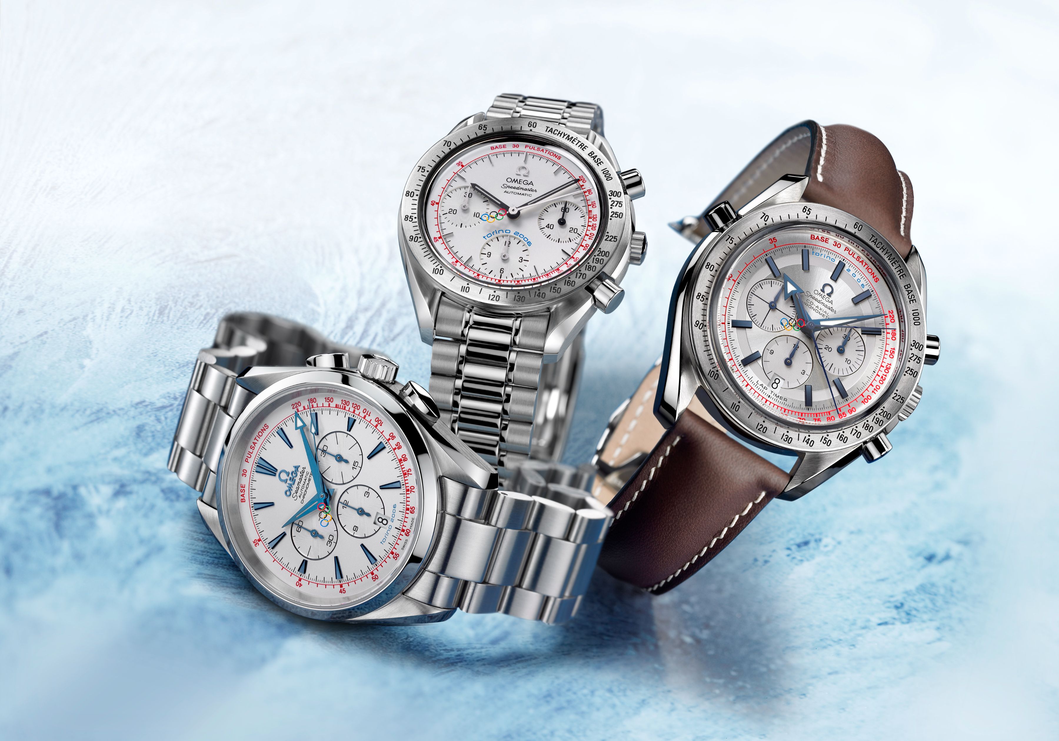 Omega Seamaster limited-edition watches for the 2006 Torino, Italy, Olympics - The 20th Olympic Games in Torino marked the return of Omega to its historic role as Official Timekeeper.