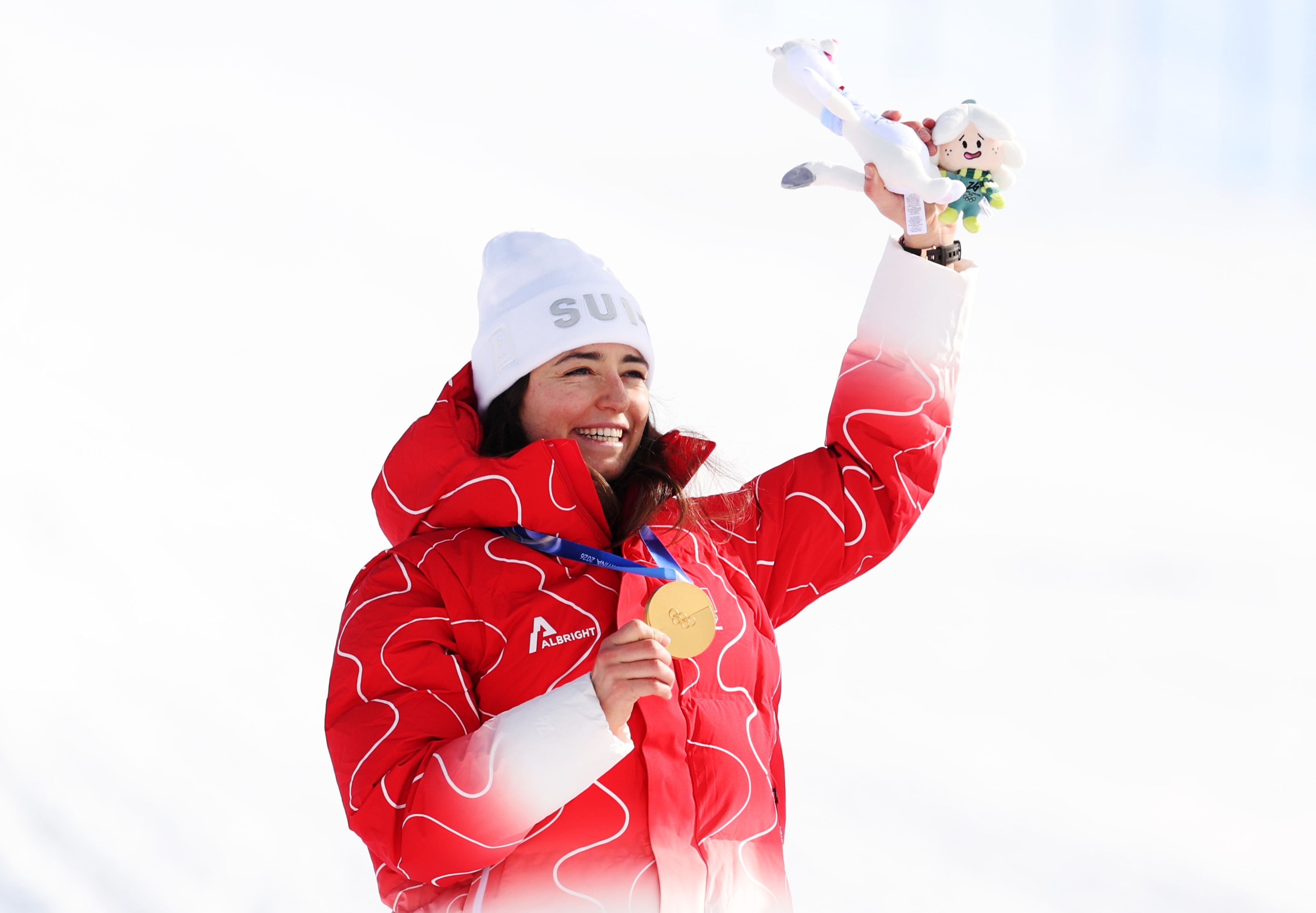Time does not stand still — but certain moments stay with us forever - Mathilde Gremaud receiving the Gold medal at the Milano Cortina 2026 Winter Olympics
