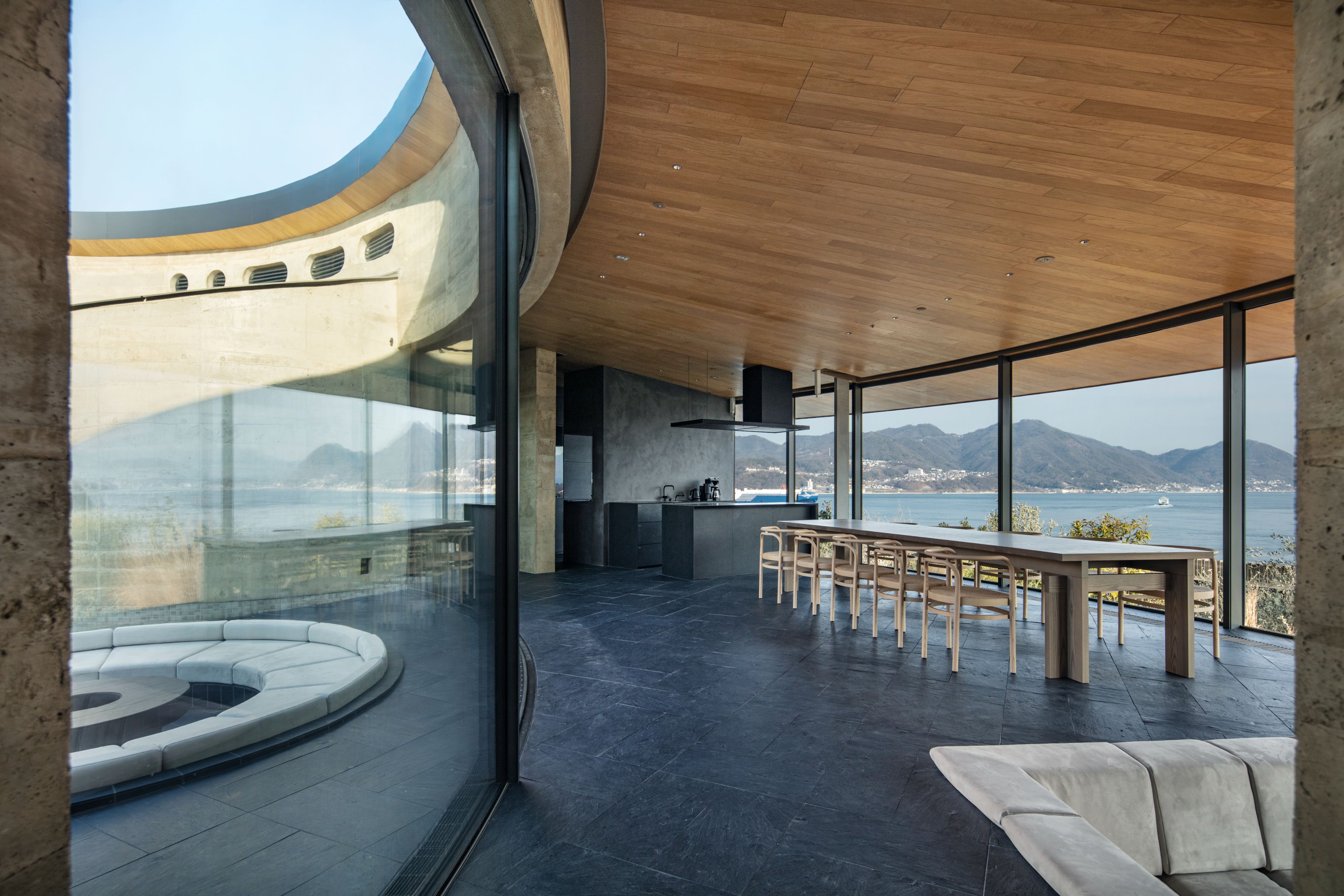 The design of NOT A HOTEL Setouchi is inspired by a traditional Japanese house