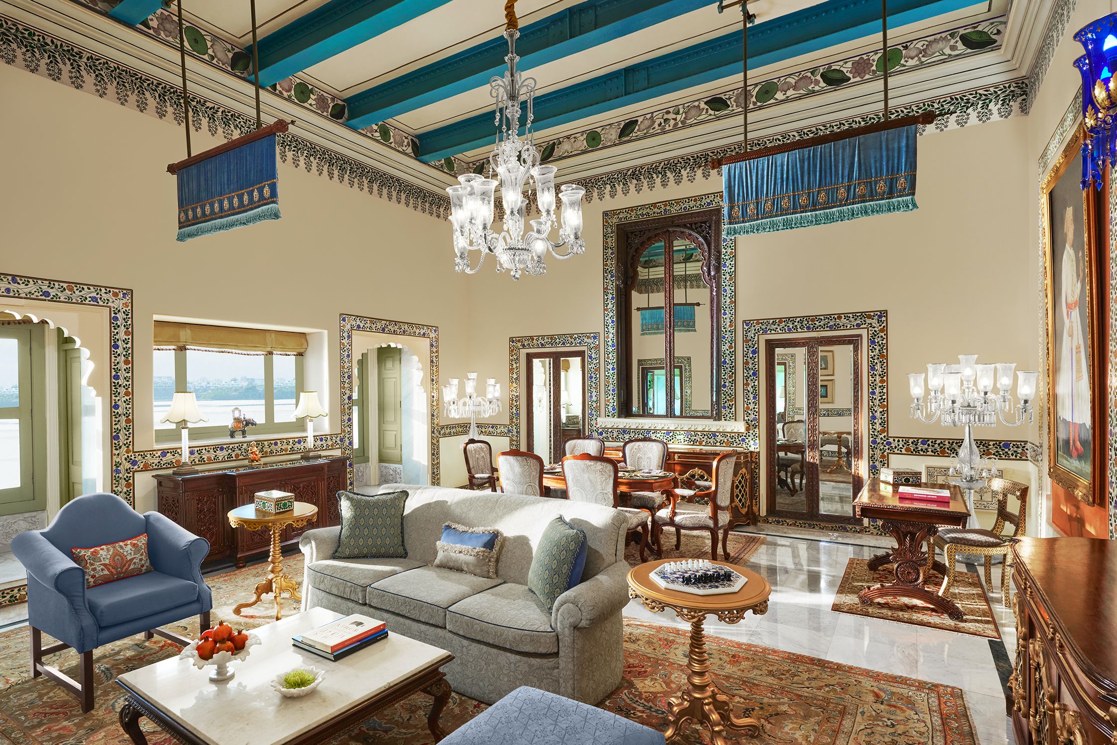 The Taj Lake Palace in Udaipur, India