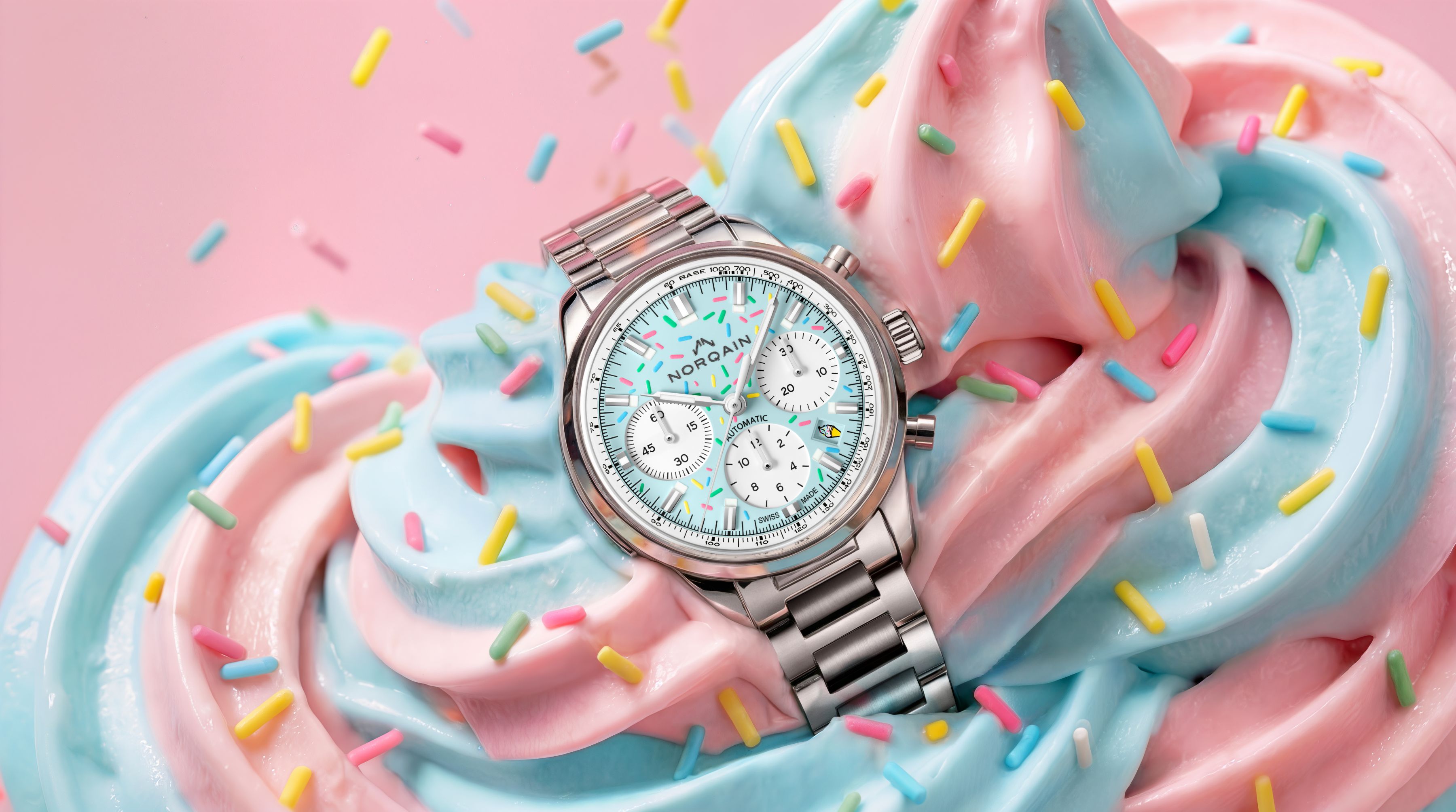 Norqain Freedom Chrono Enjoy Life "Sprinkles" - Blue