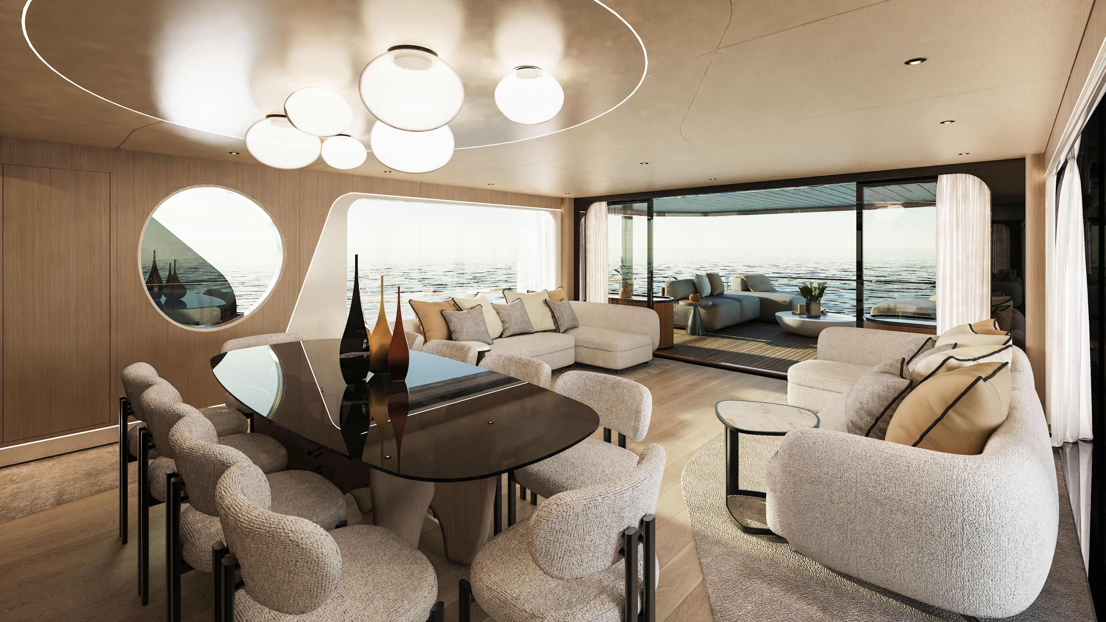 Caption: Arcadia Yachts A80new &ndash; Salon