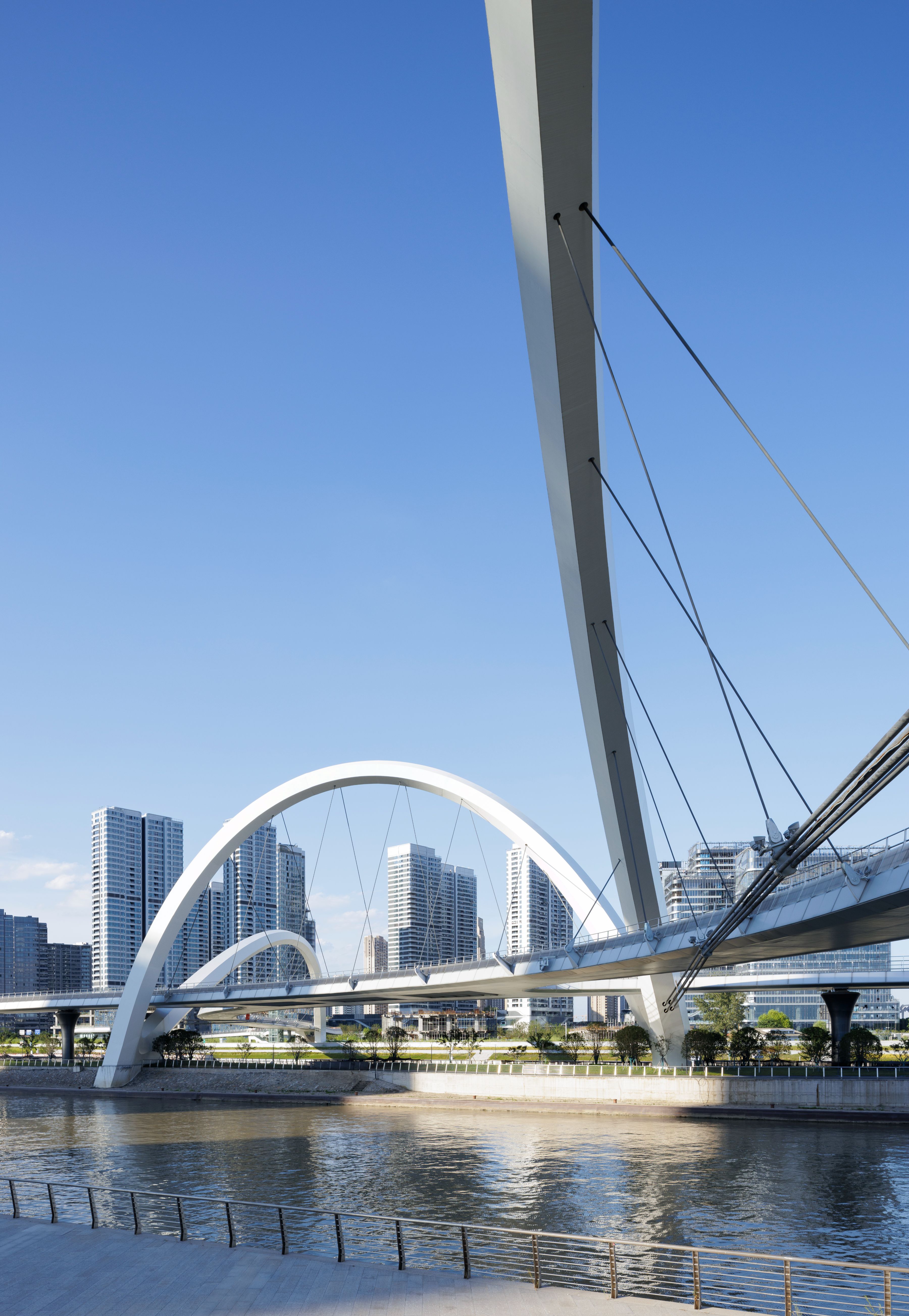 Zaha Hadid Architects (ZHA) Grand Canal Gateway Bridge