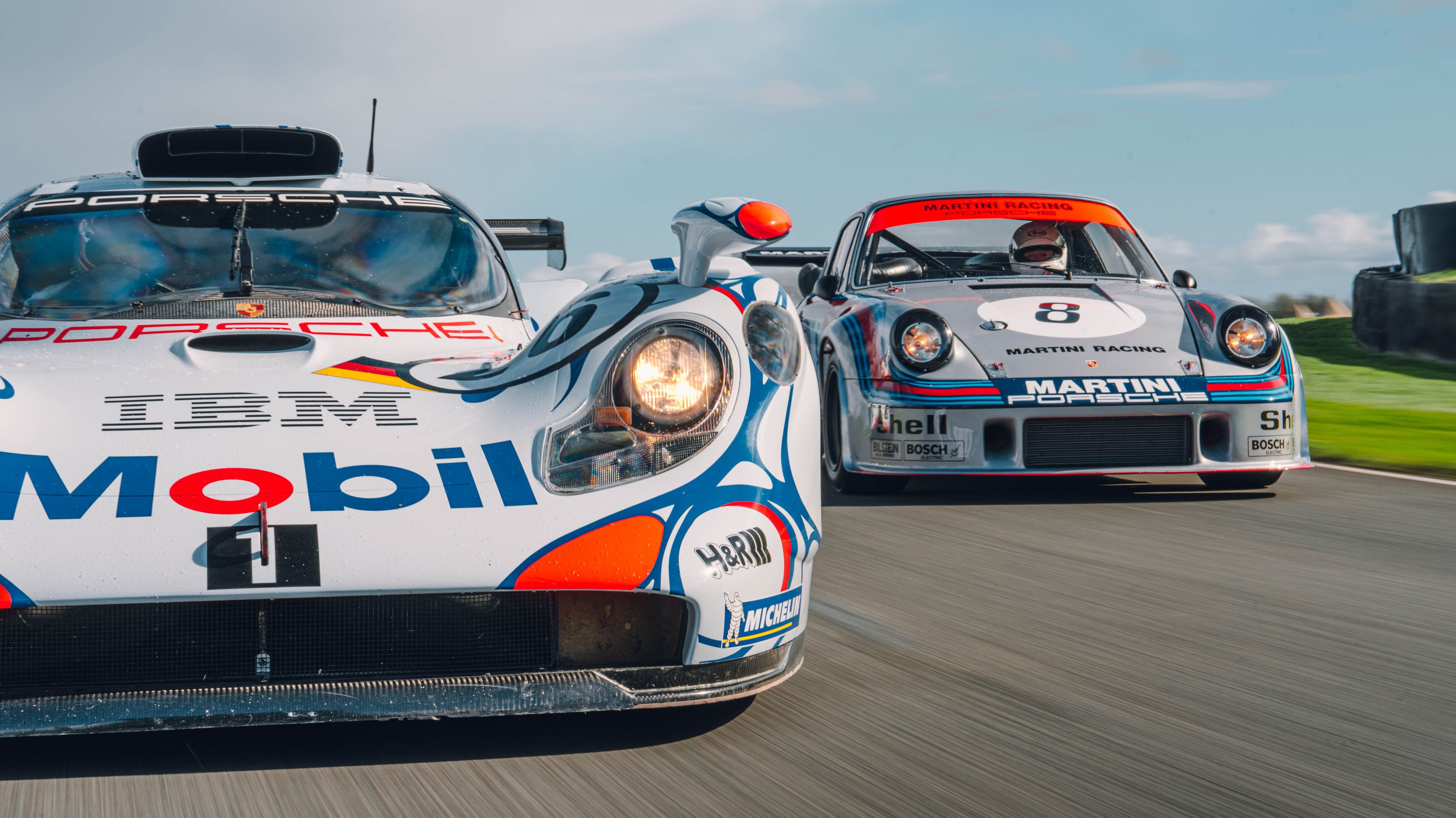Porsche 911 GT1 '98, Porsche 911 Carrera RSR Turbo, 80th Goodwood Members' Meeting, Goodwood, 2023, Porsche AG
