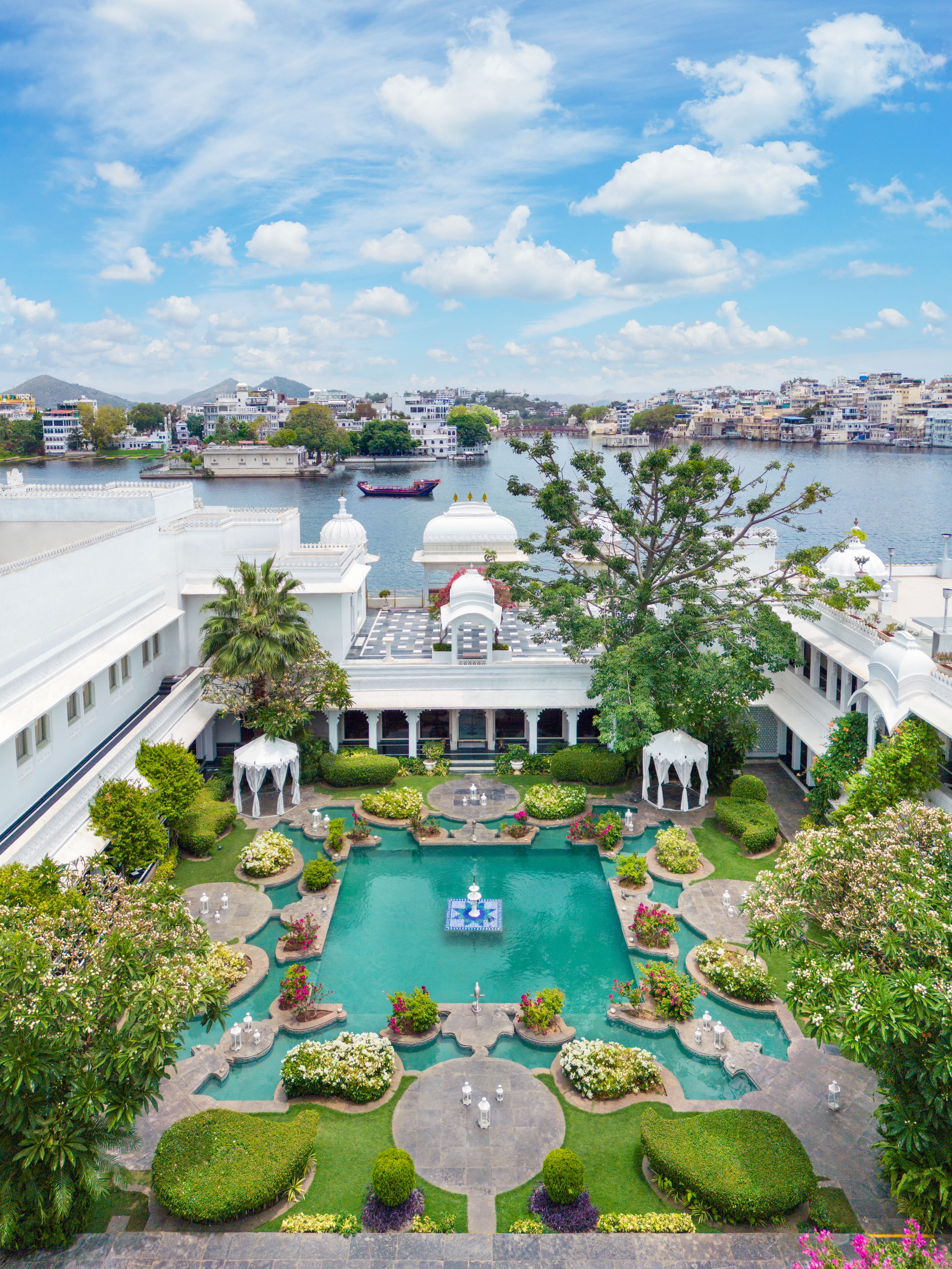 The Taj Lake Palace in Udaipur, India