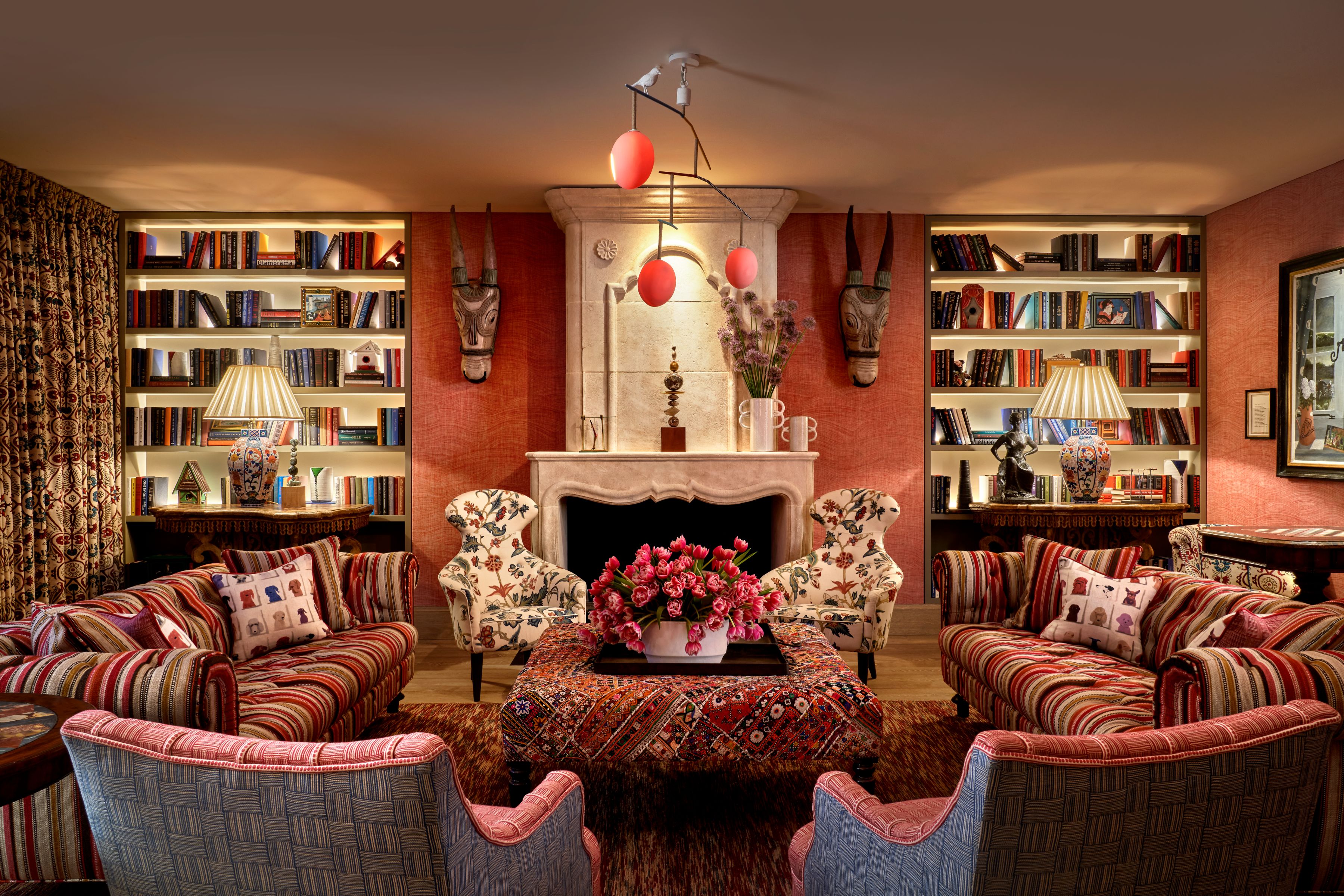 Stunning Interior design features at the Warren Street Hotel - Drawing Room