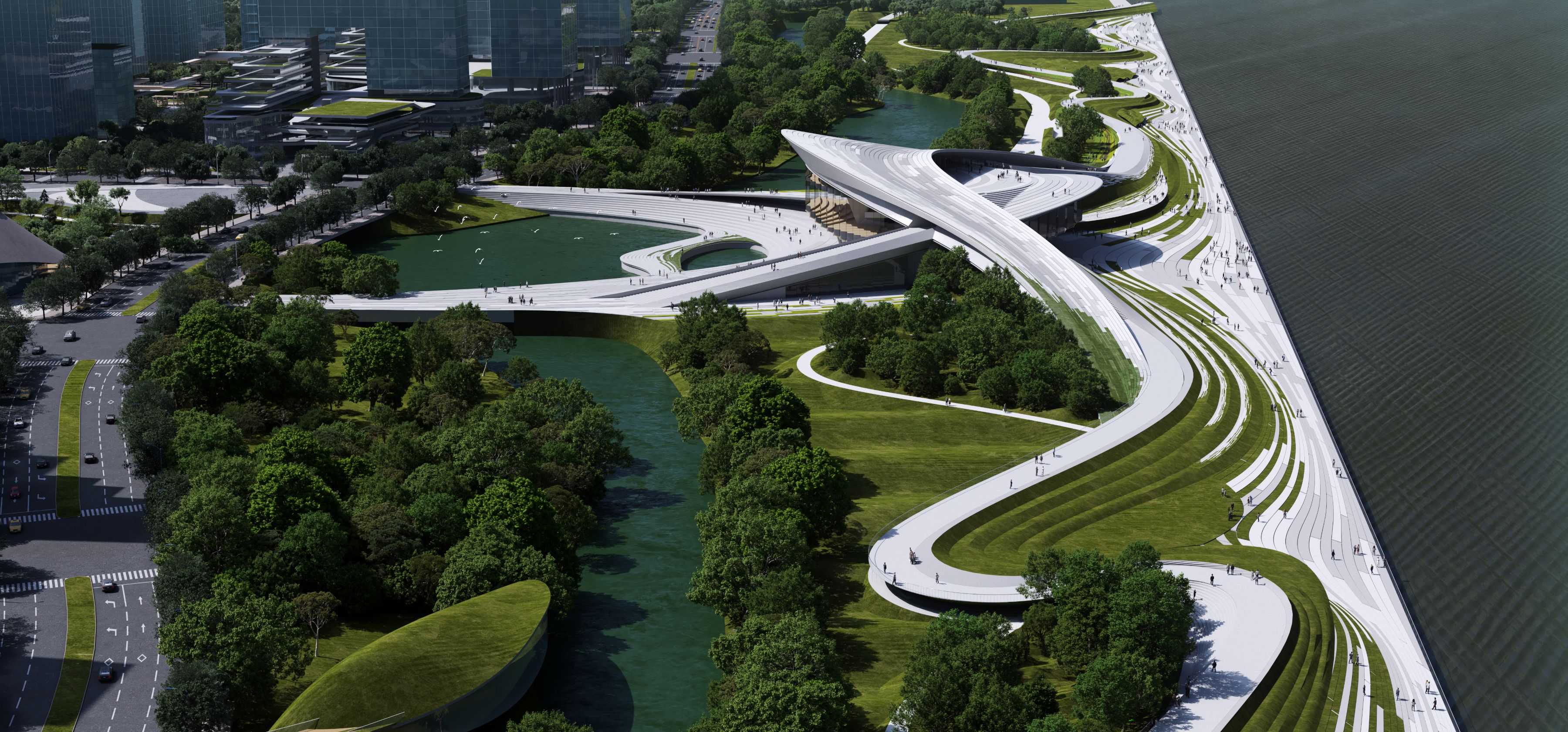 Sn&oslash;hetta designs Hangzhou Qiantang Bay Art Museum