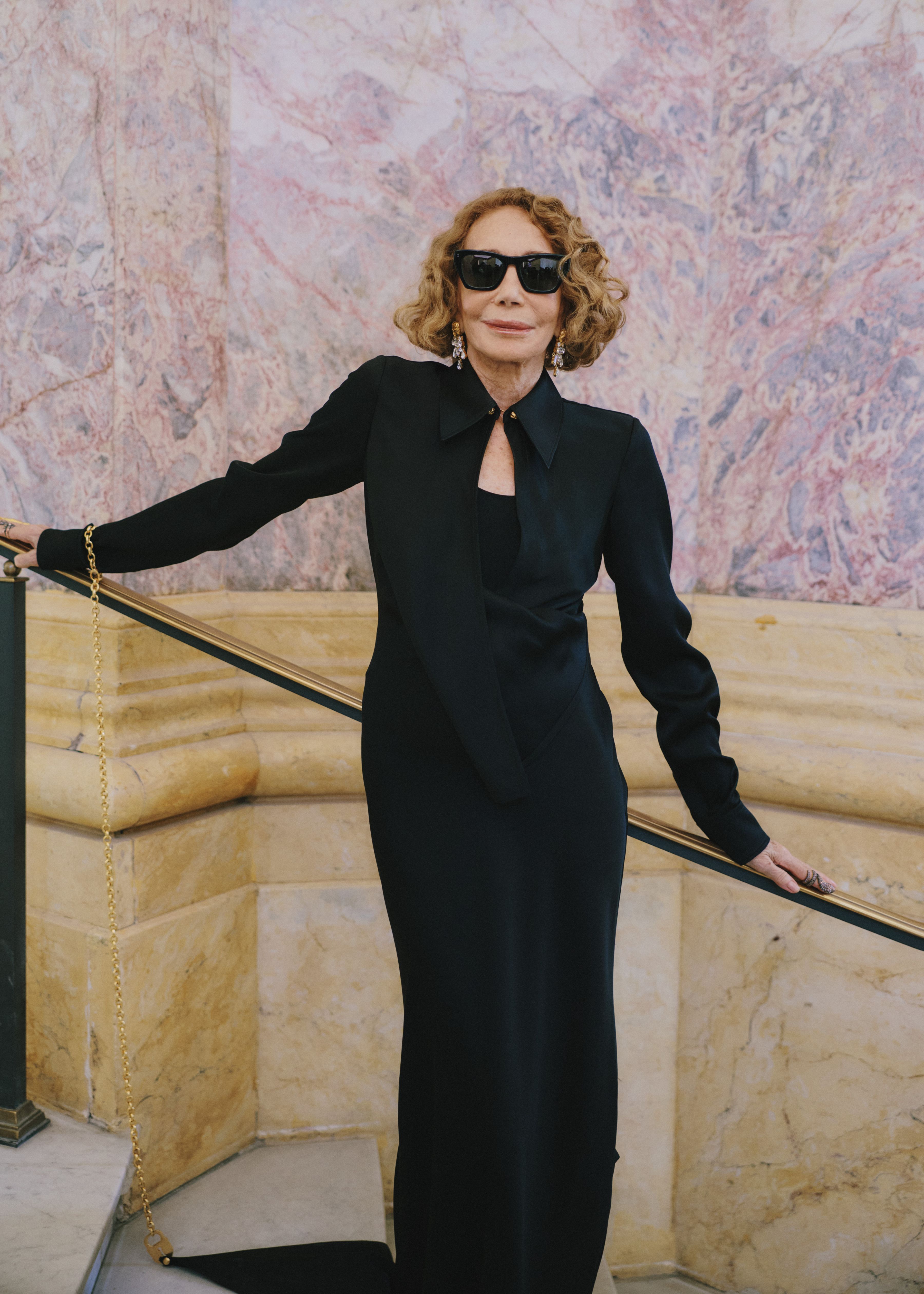 Marisa Schiaparelli Berenson at the Schiaparelli Haute Couture Fall/Winter 2026/2027 show in Paris, France