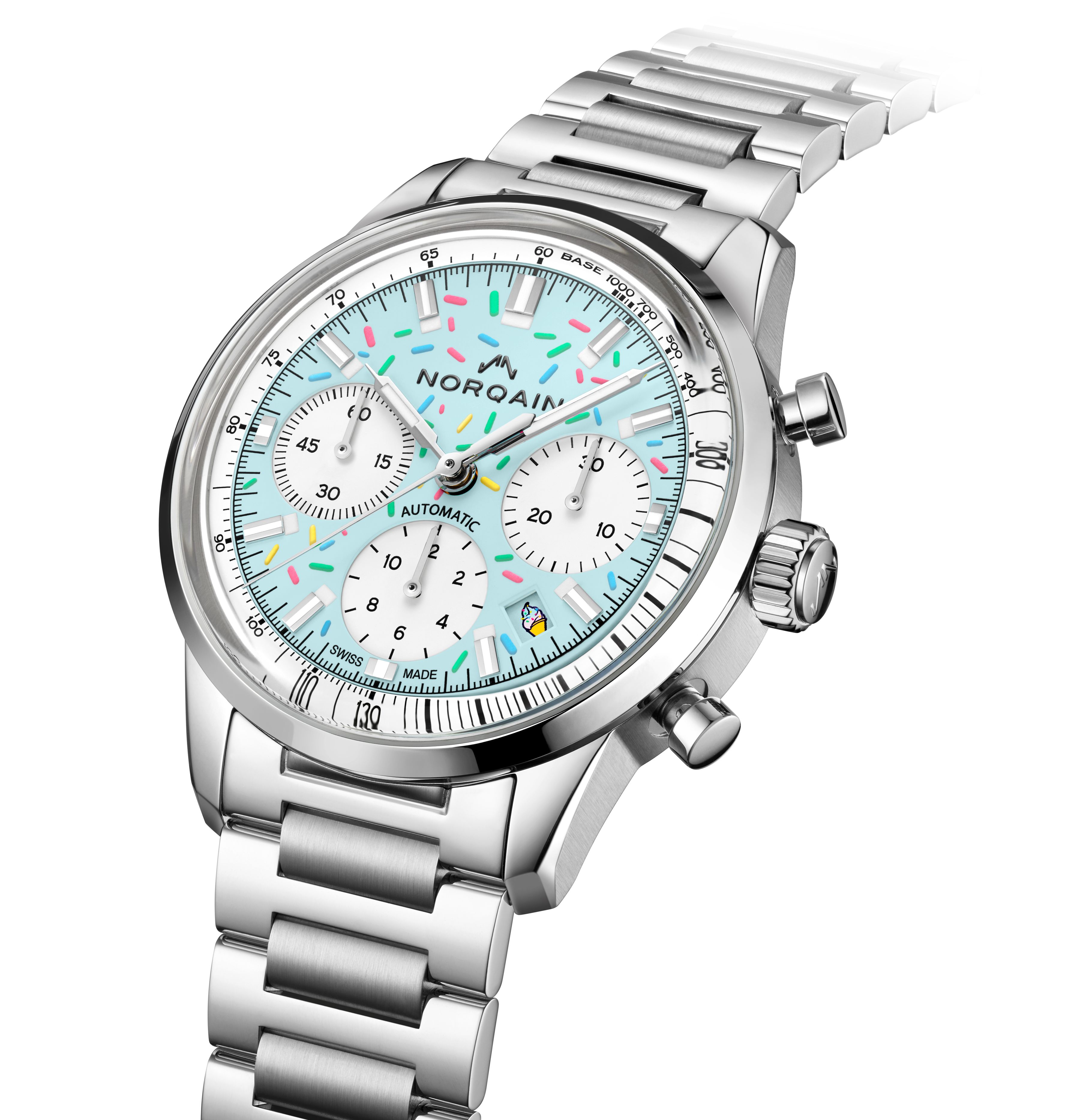 Norqain Freedom Chrono Enjoy Life "Sprinkles" - Blue