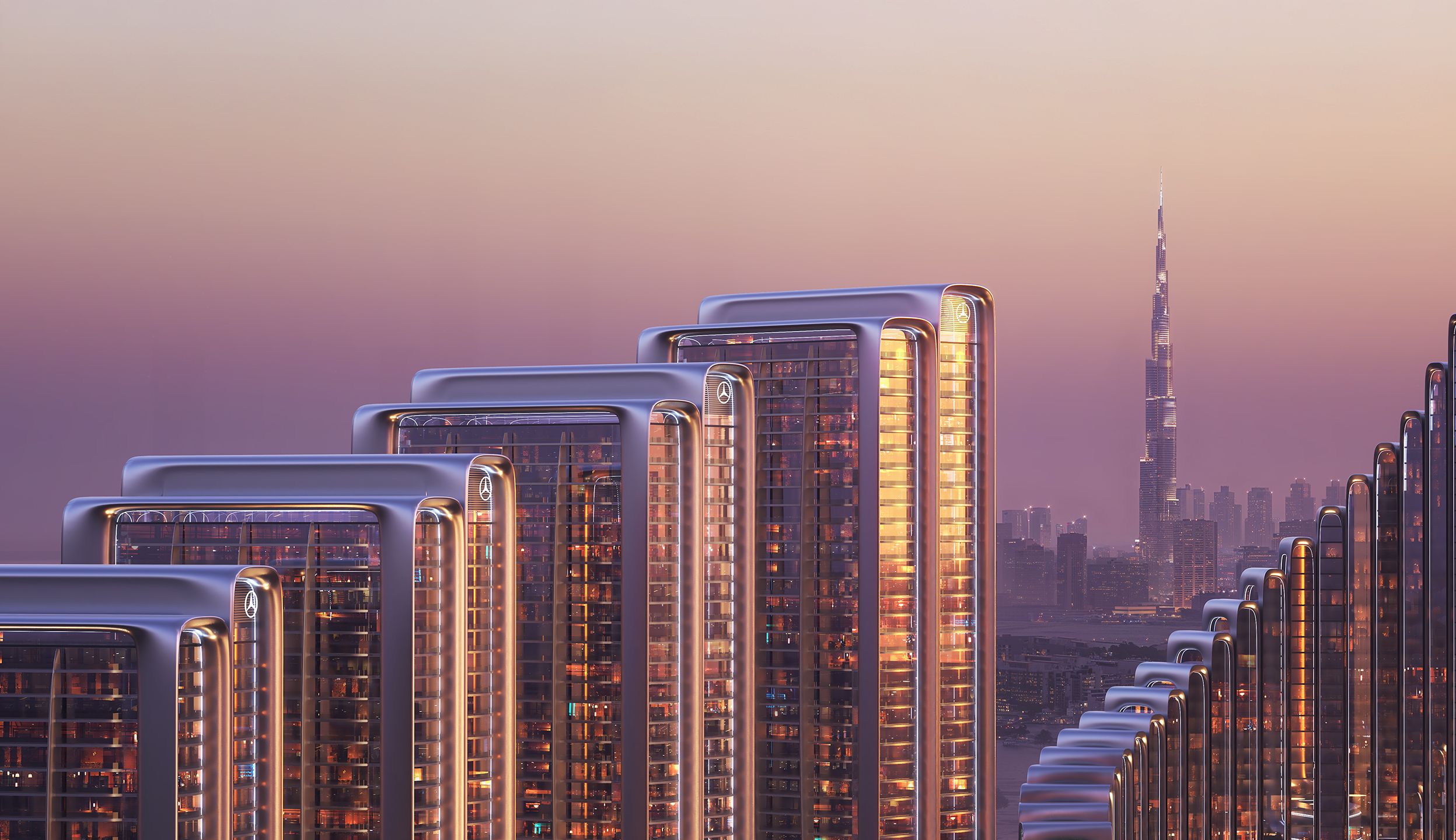 Mercedes-Benz Places | Binghatti City architectural design is the second residential project in Dubai