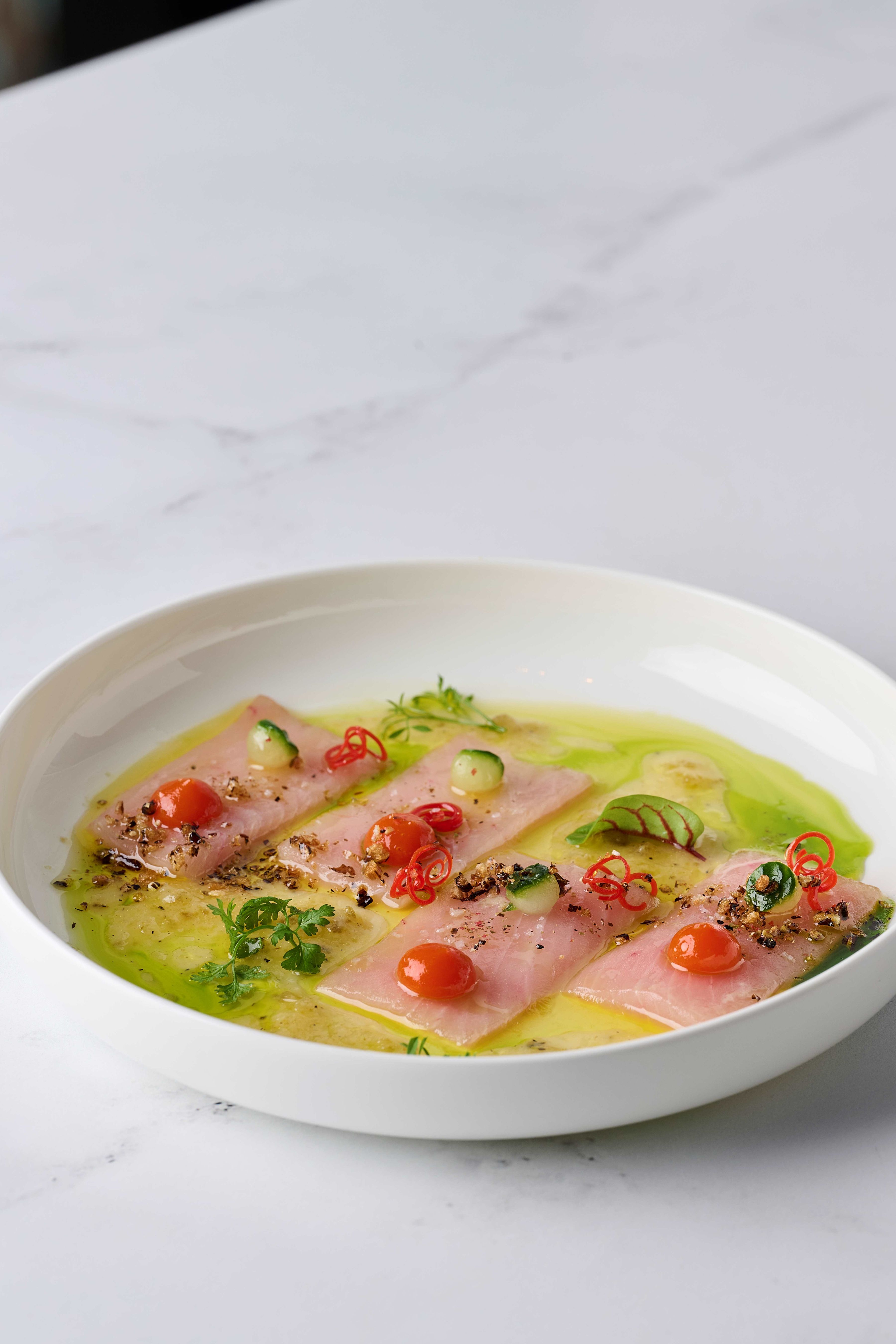 Mandarin Oriental, New York - Hamachi Crudo
