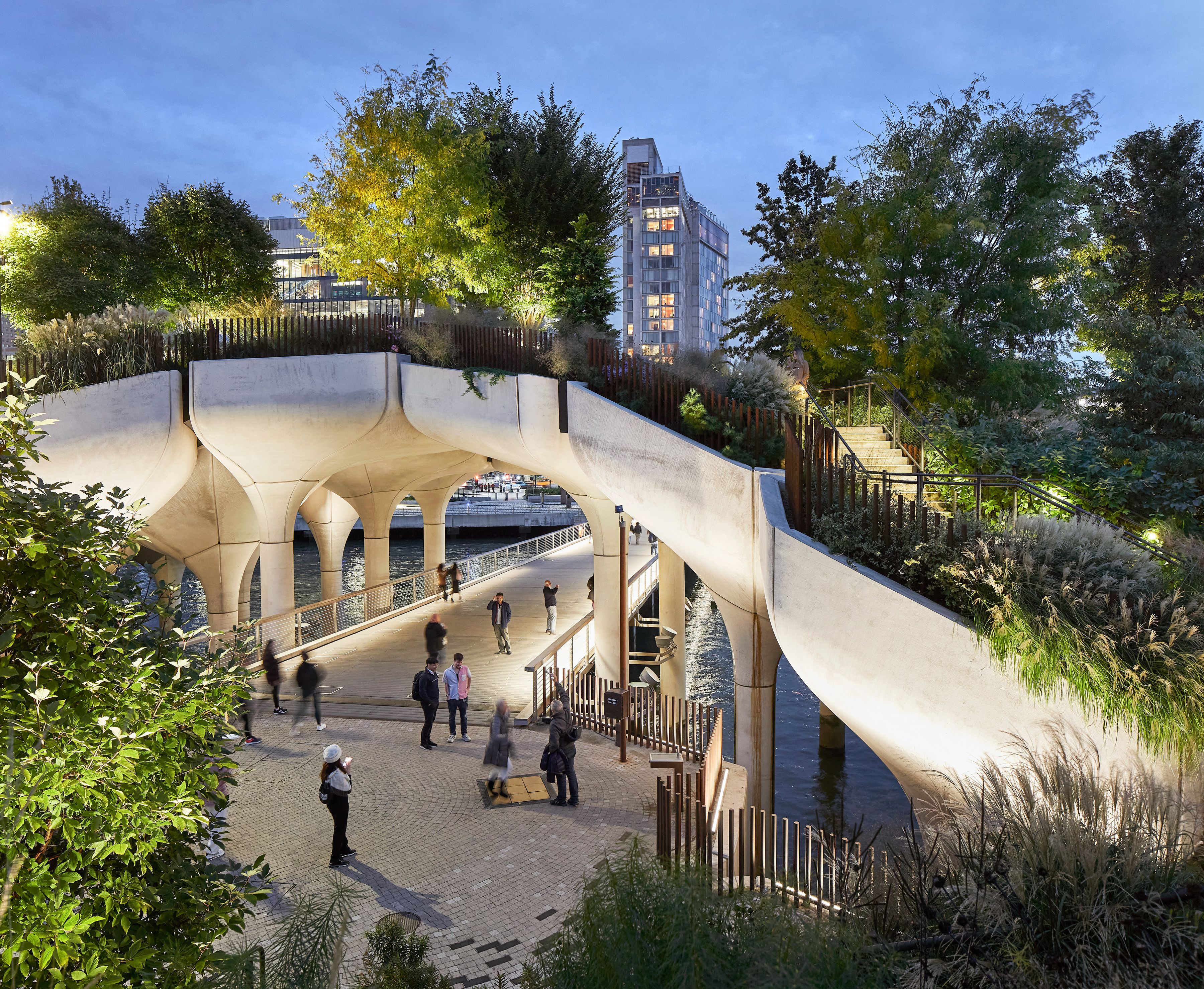 Heatherwick Architects created Little Island, a new public park on the Hudson River
