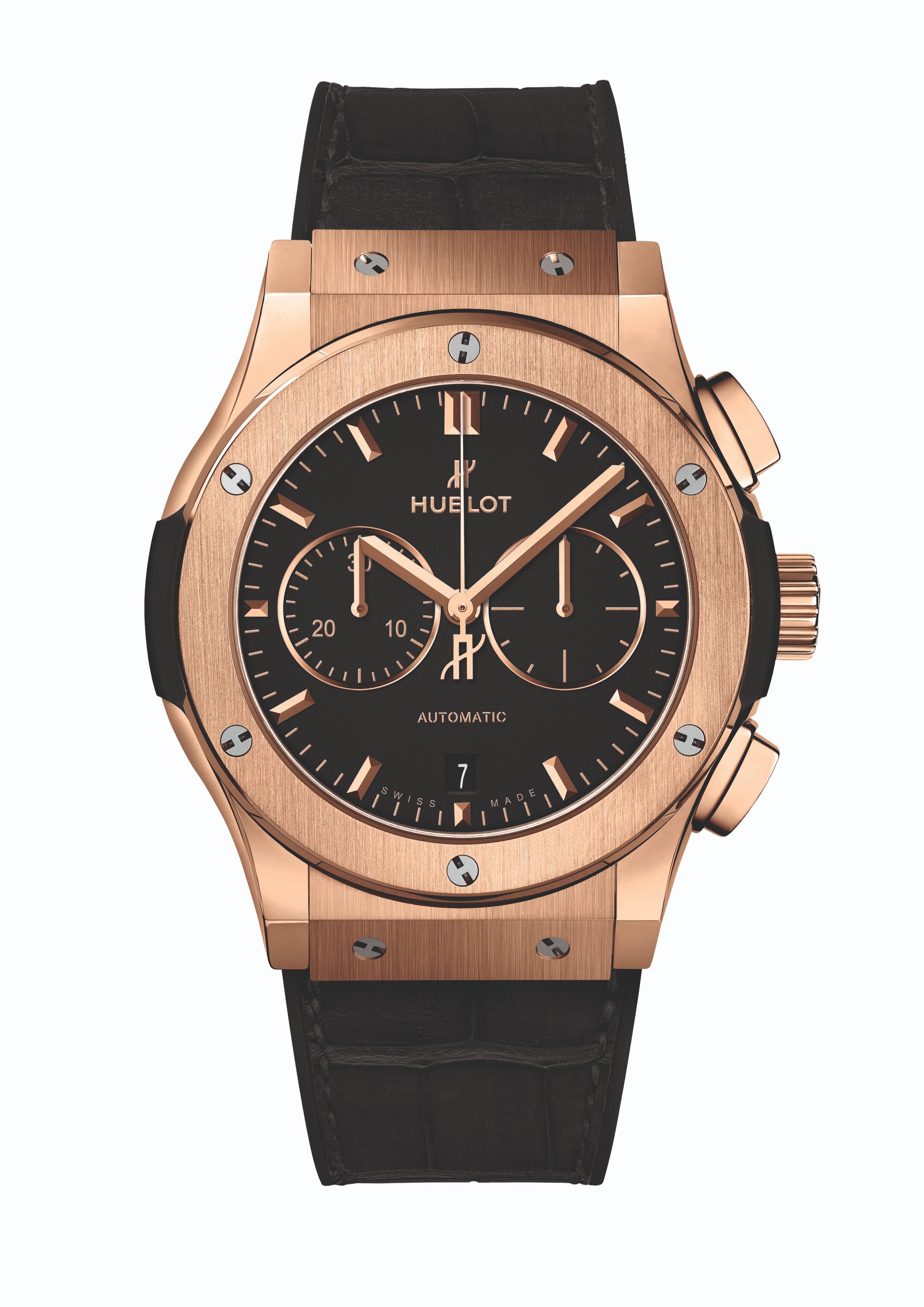 Kieran Culkin wore the Hublot Classic Fusion Chronograph King Gold 42mm